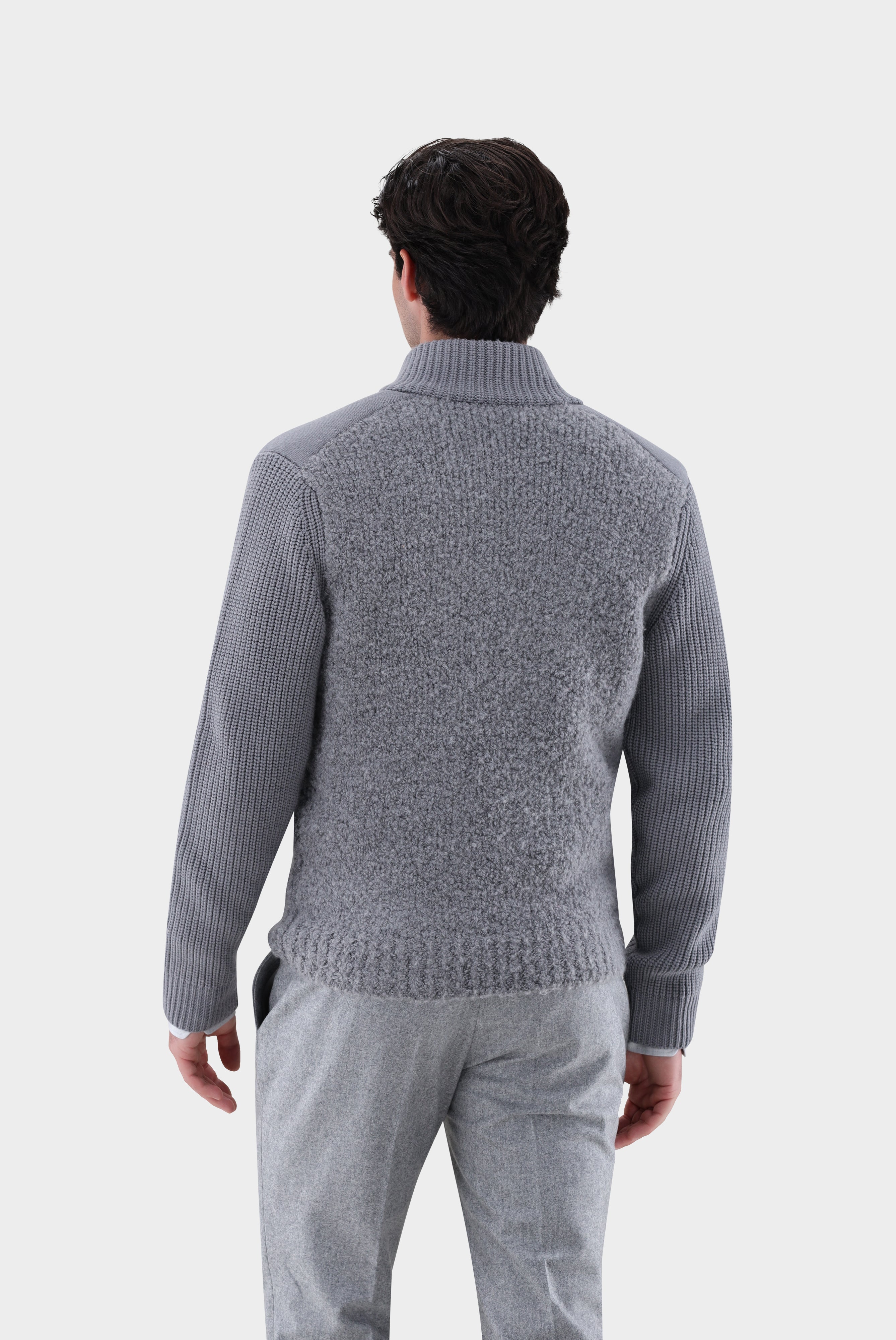 Strickjacke | mit Teddy Struktur
