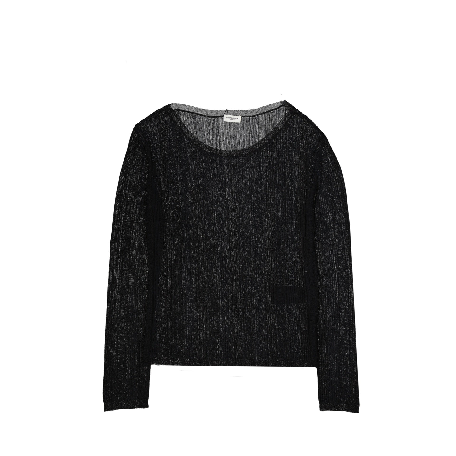 Saint Laurent-Saint Laurent Crewneck Sweater-MEN CLOTHING-Black-Deal-Outlet-by-ARCHIVIST