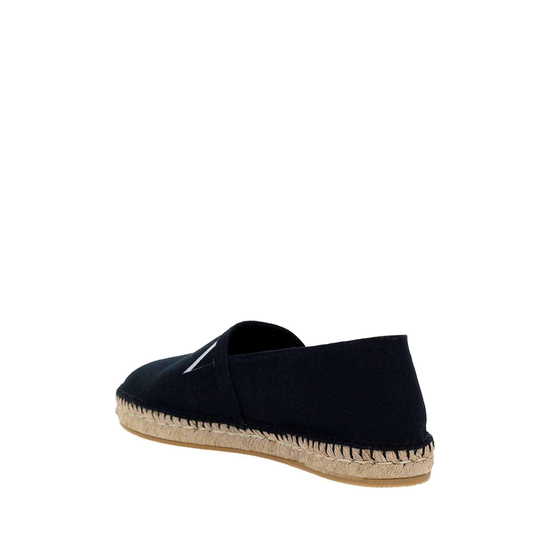 Valentino Garavani-Valentino Garavani Canvas Logo Espadrillas-MEN SHOES-Black-Deal-Outlet-by-ARCHIVIST