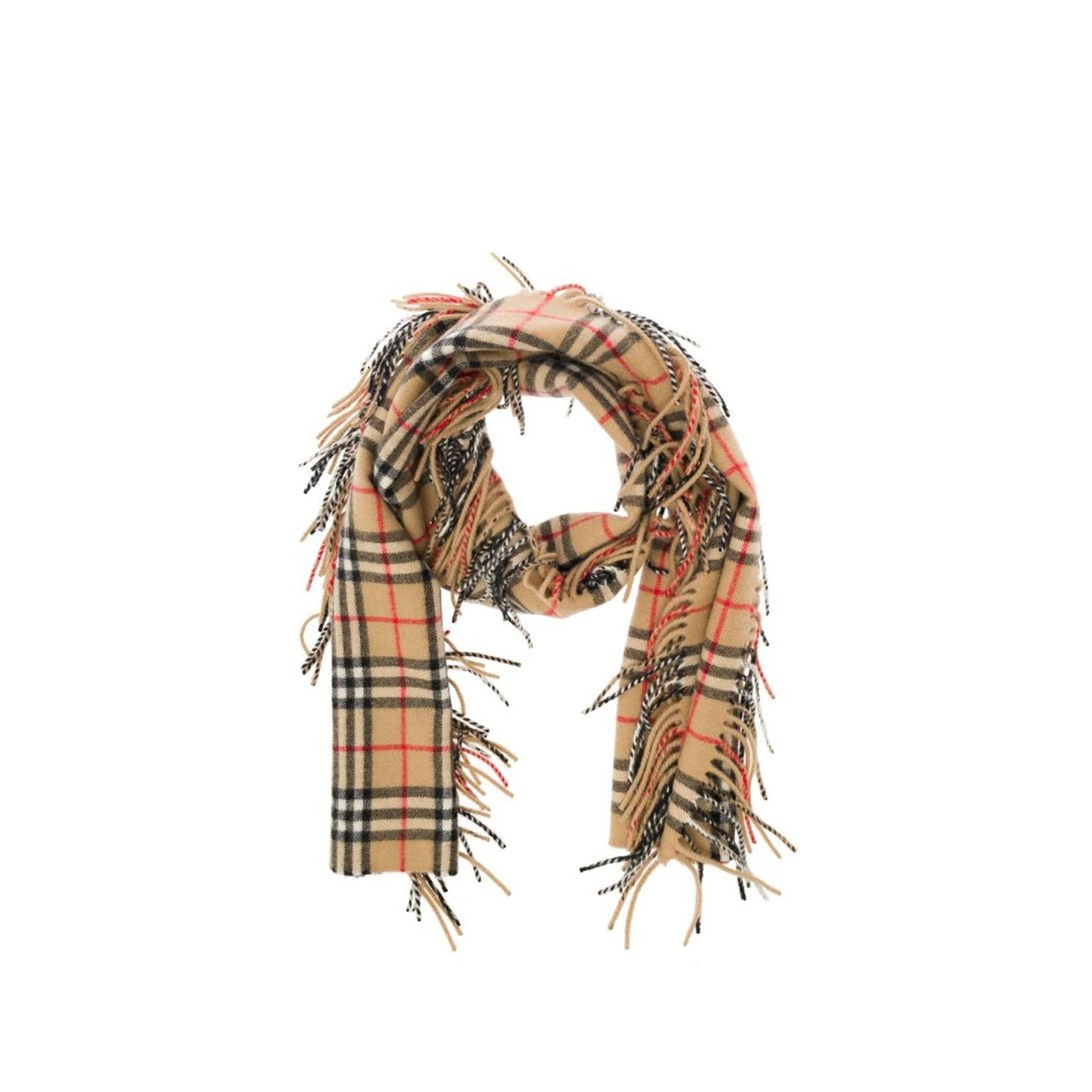 Burberry Cashmere Checked Scarf