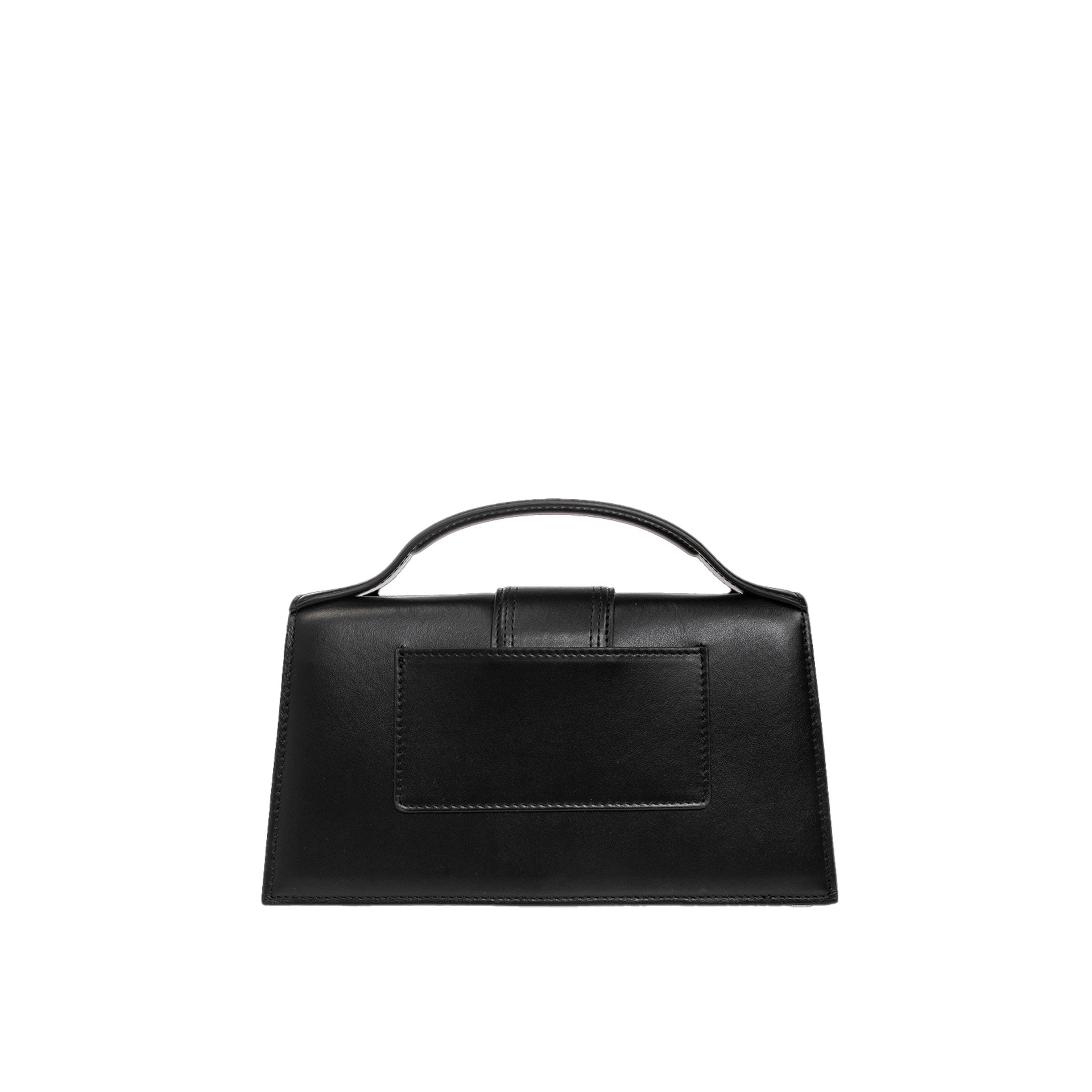Jacquemus-Jacquemus Le Grand Bambino Bag - Silver Logo-WOMEN BAGS-Black-Deal-Outlet-by-ARCHIVIST