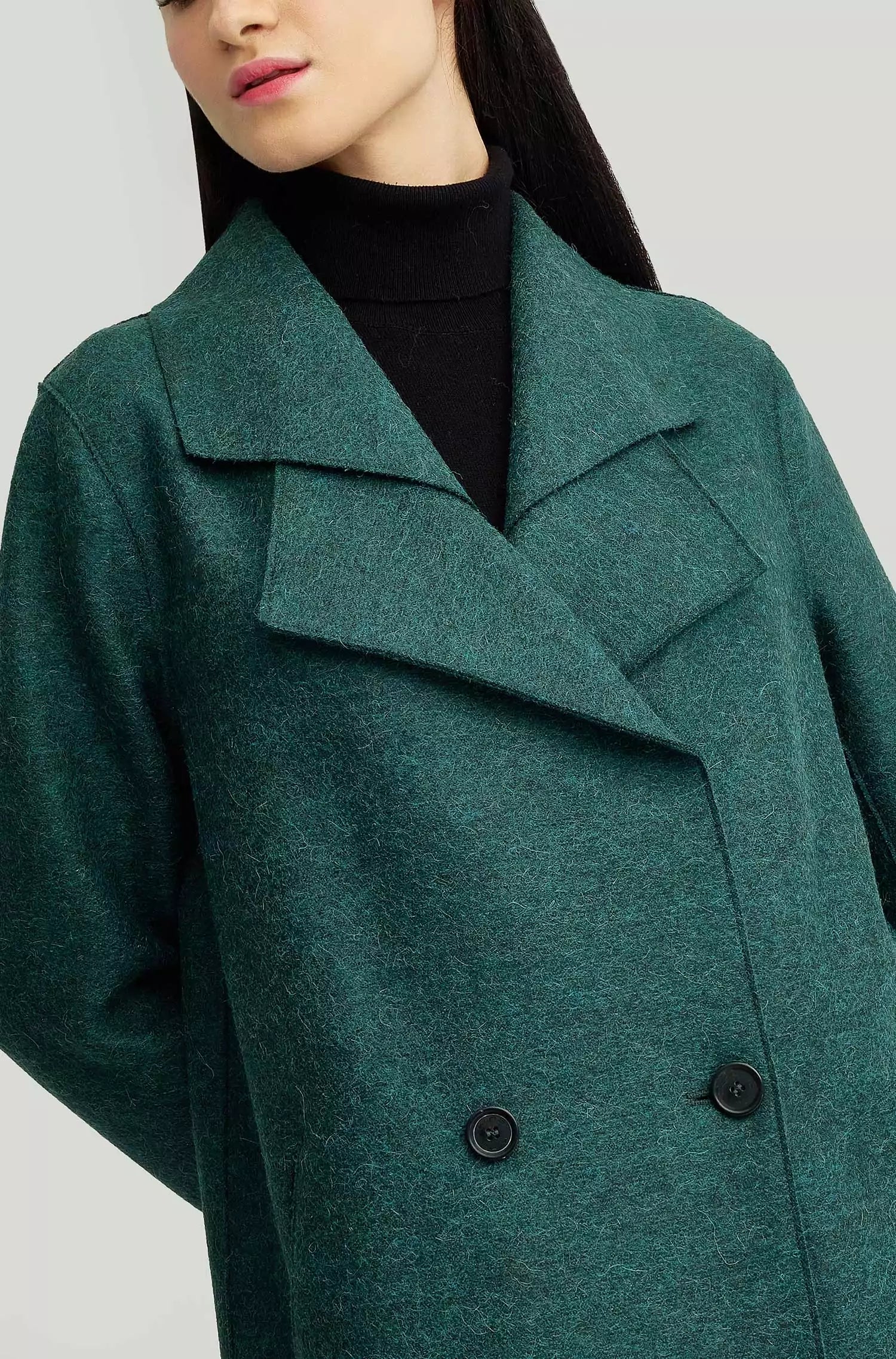 Verdancia-KUNA - Alpaka Mantel YAMAY aus Alpaka & Wolle – Natürlich & Edel-Pullover-Black-Deal-Outlet-by-ARCHIVIST