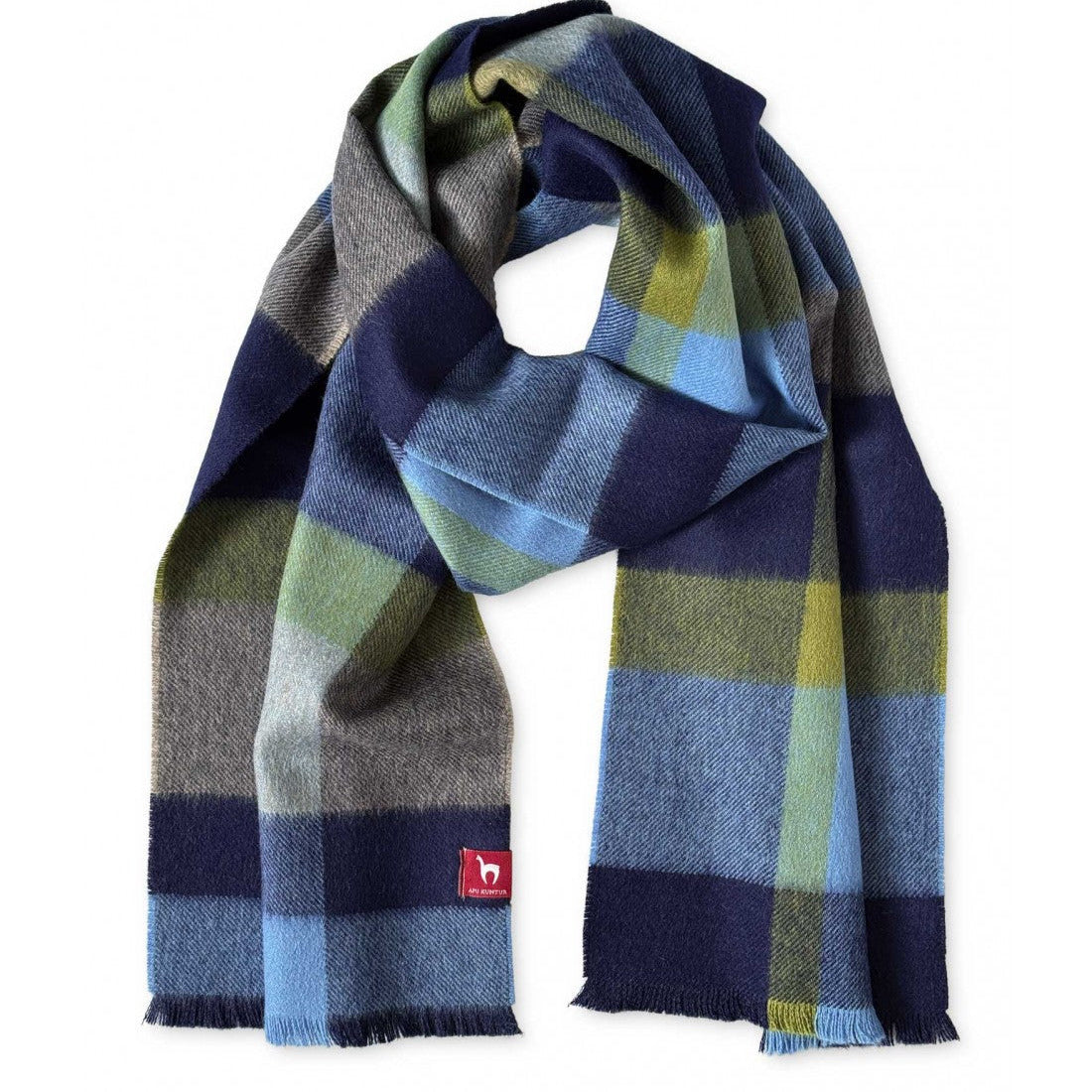 Verdancia-Apu Kuntur - 100% Baby Alpaka - Webschal - Cuadro-Schals-Black-Deal-Outlet-by-ARCHIVIST