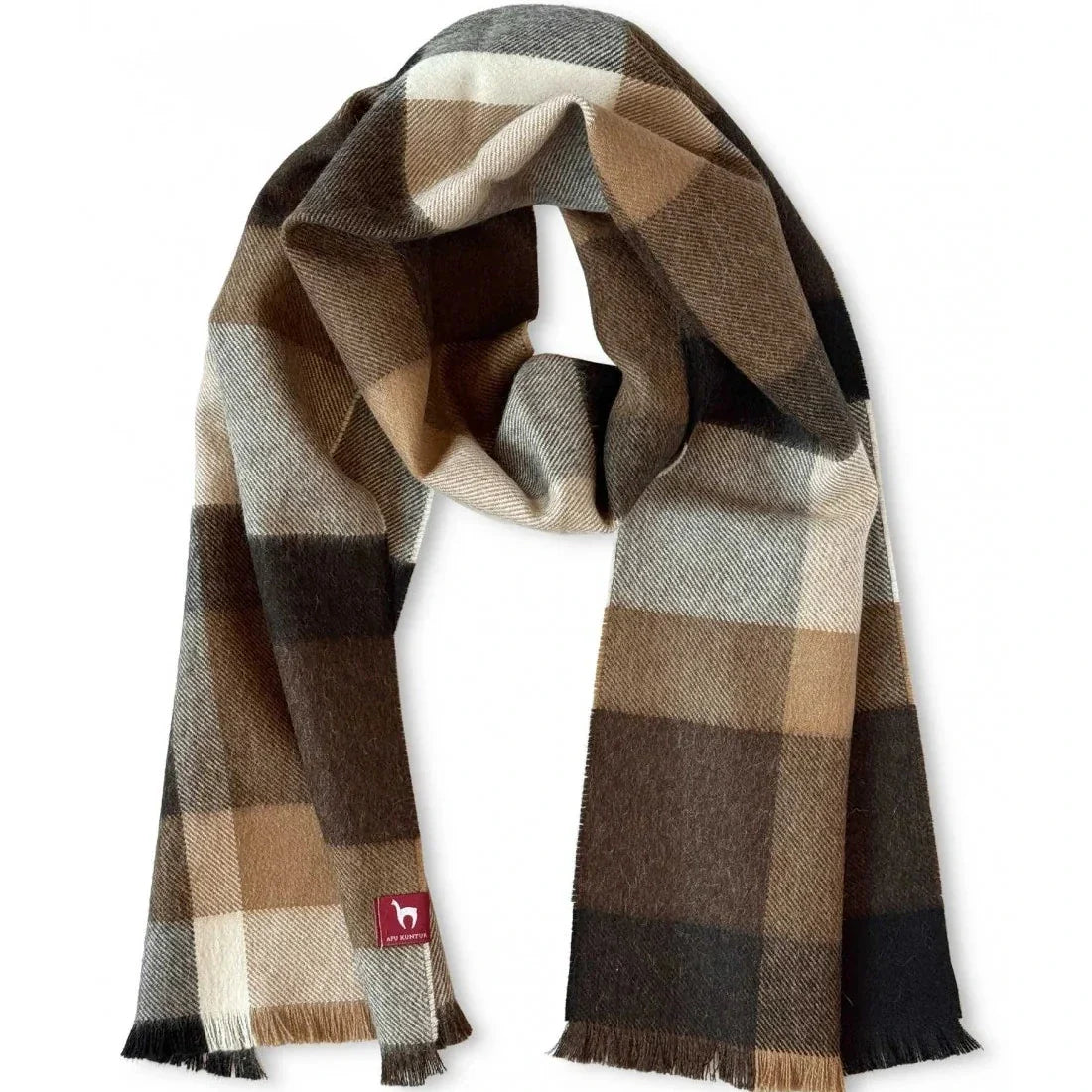 Verdancia-Apu Kuntur - 100% Baby Alpaka - Webschal - Cuadro-Schals-Black-Deal-Outlet-by-ARCHIVIST