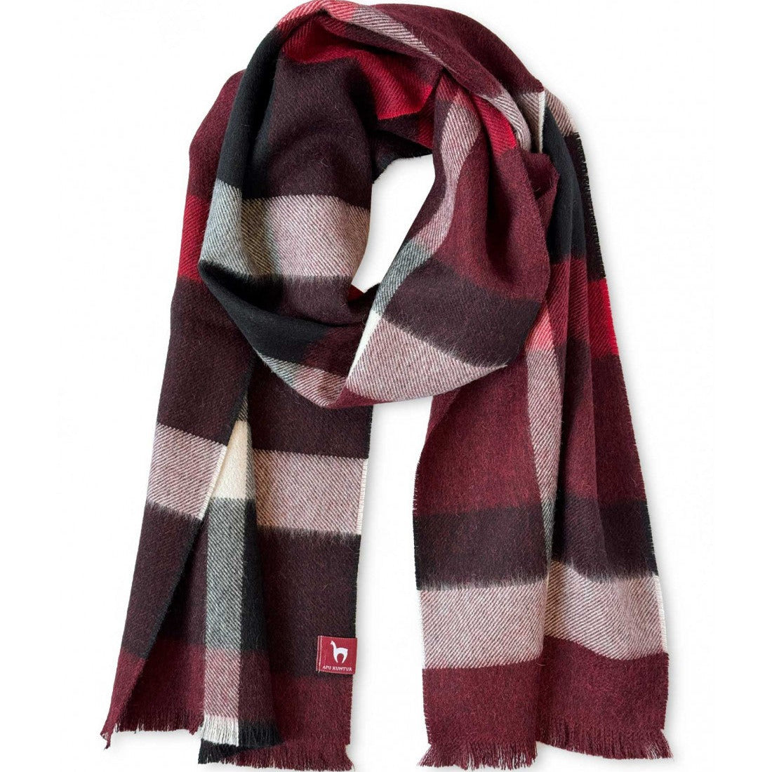 Verdancia-Apu Kuntur - 100% Baby Alpaka - Webschal - Cuadro-Schals-Black-Deal-Outlet-by-ARCHIVIST