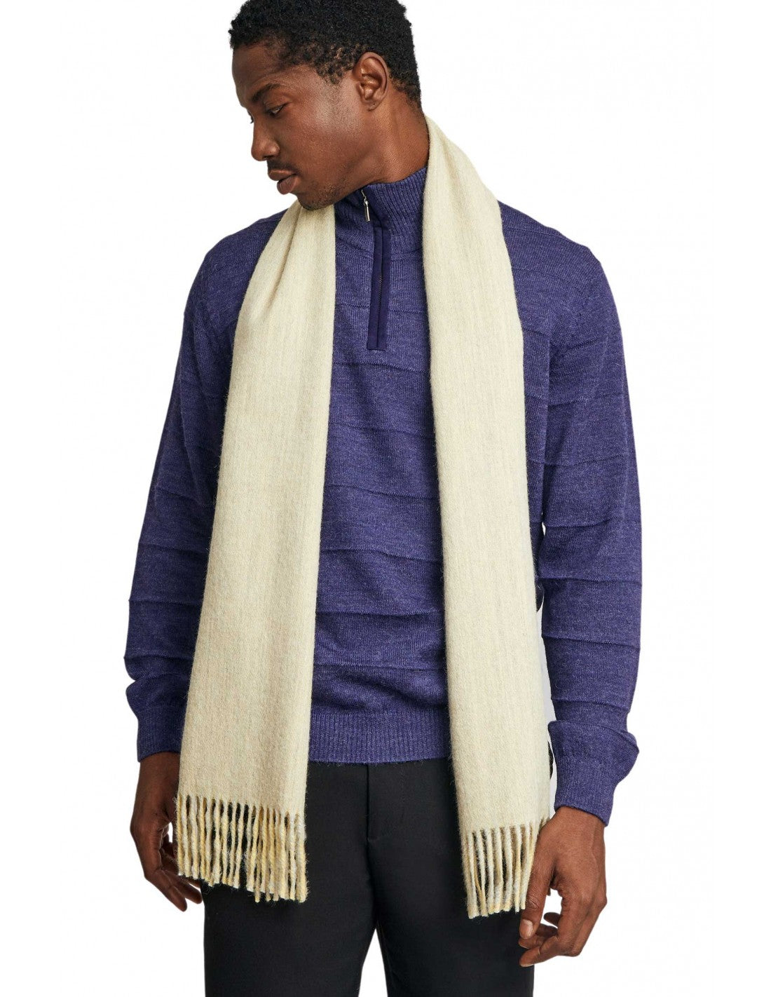 Verdancia-Kuna - Alpaka Webschal -Tundra – 100 % Baby-Alpaka für luxuriöse Leichtigkeit - Zweifarbig-Schals-Black-Deal-Outlet-by-ARCHIVIST