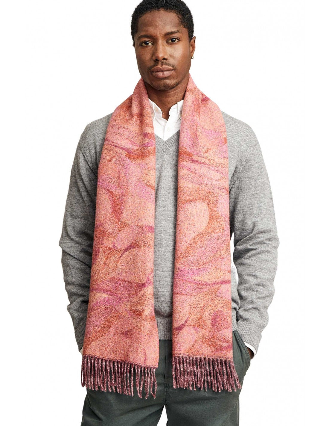 Verdancia-Kuna - Alpaka Webschal Willing – 100 % Baby‑Alpaka - einmaliges Muster-Schals-Black-Deal-Outlet-by-ARCHIVIST