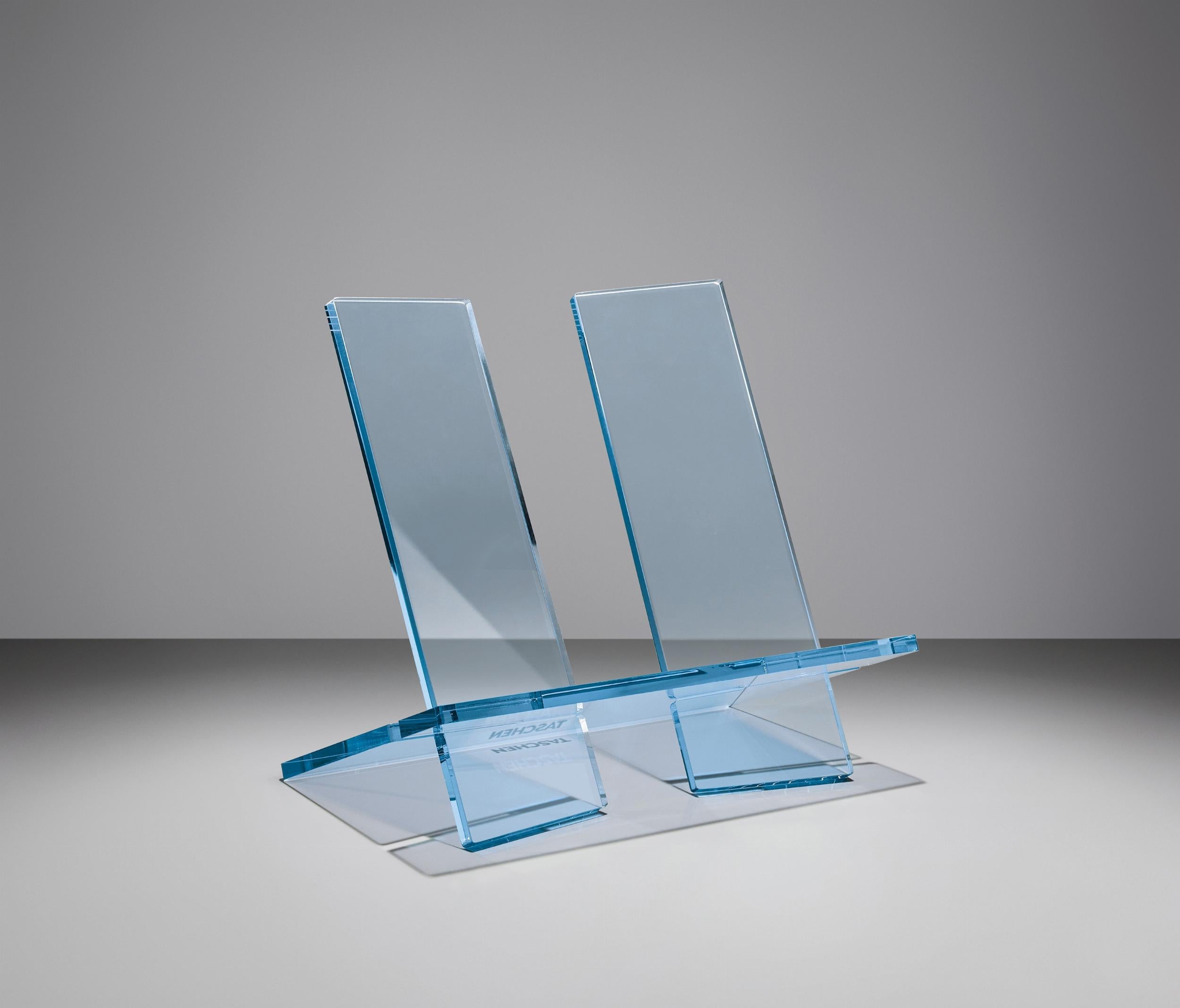 Taschen-Bookstand. Large. Aqua Blue-Art-Black-Deal-Outlet-by-ARCHIVIST