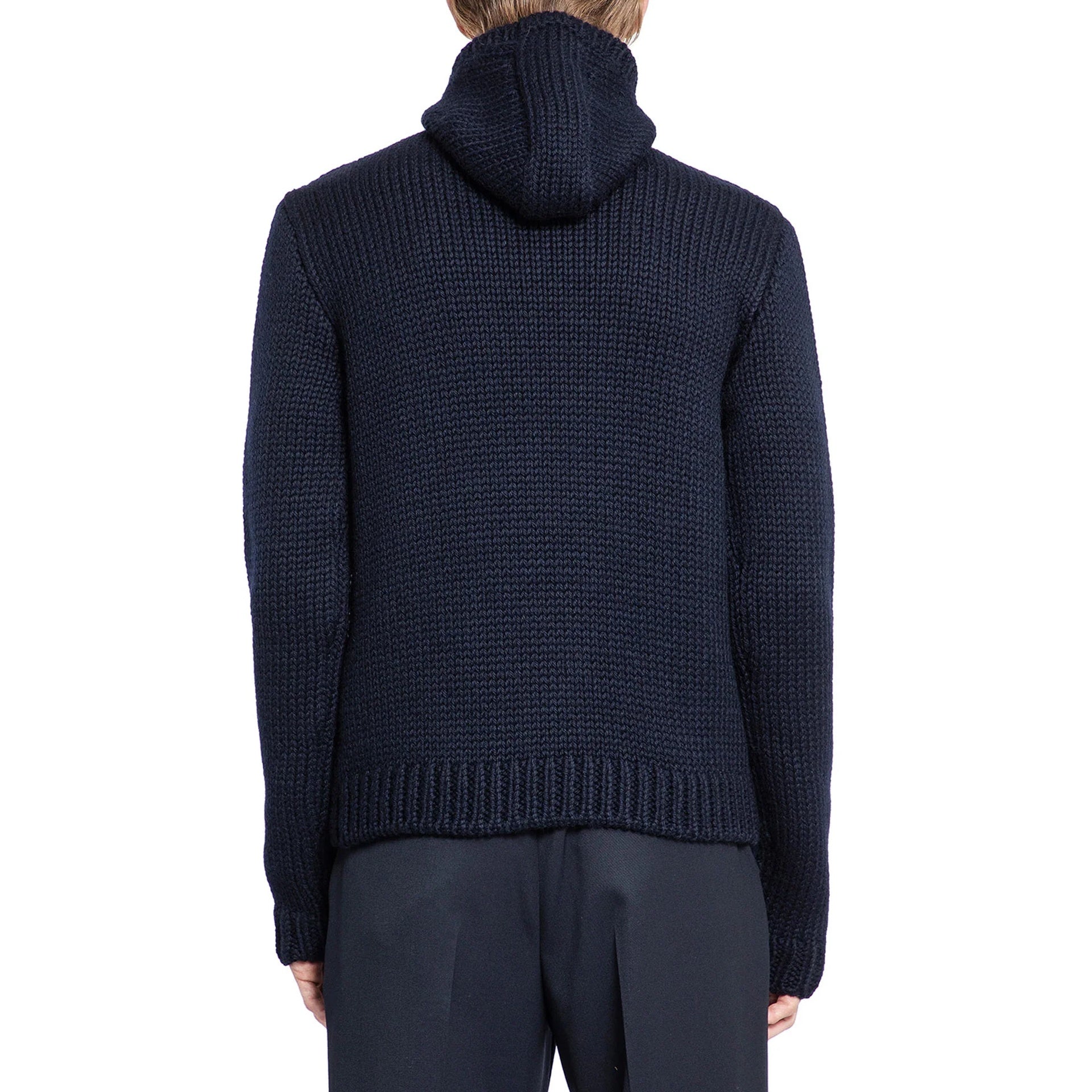 Prada Wool Hooded Sweater