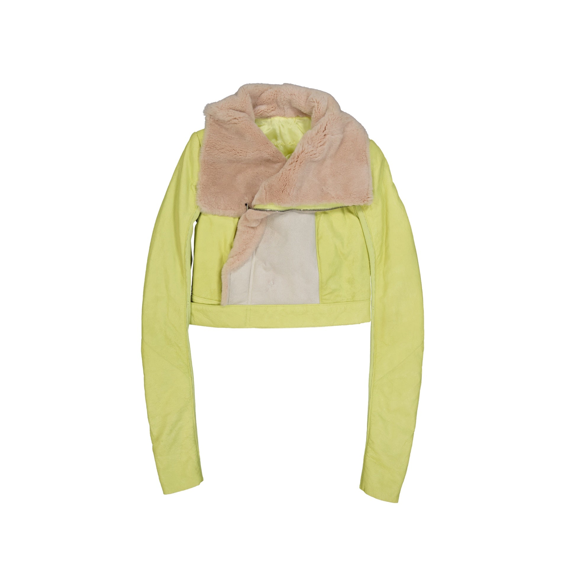 Rick Owens-Rick Owen Leather Jacket-WOMEN CLOTHING-Black-Deal-Outlet-by-ARCHIVIST