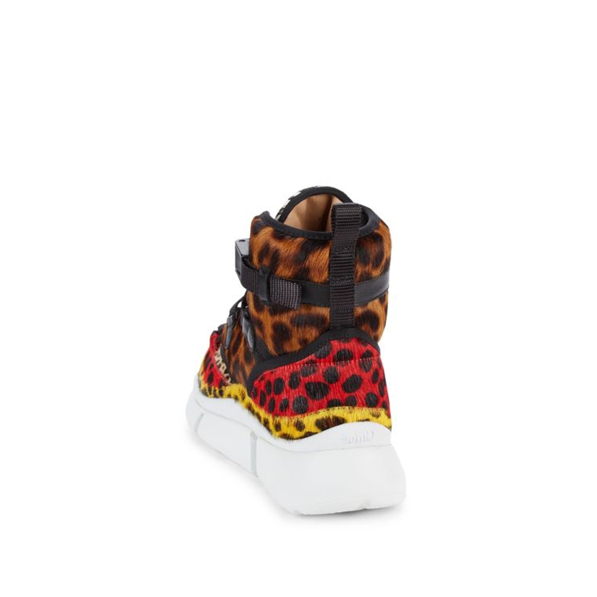 Chloè Sonnie Leopard-Print High-Top Sneakers