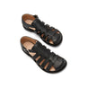 Loewe-Loewe Campo Leather Sandals-MEN SHOES-Black-Deal-Outlet-by-ARCHIVIST