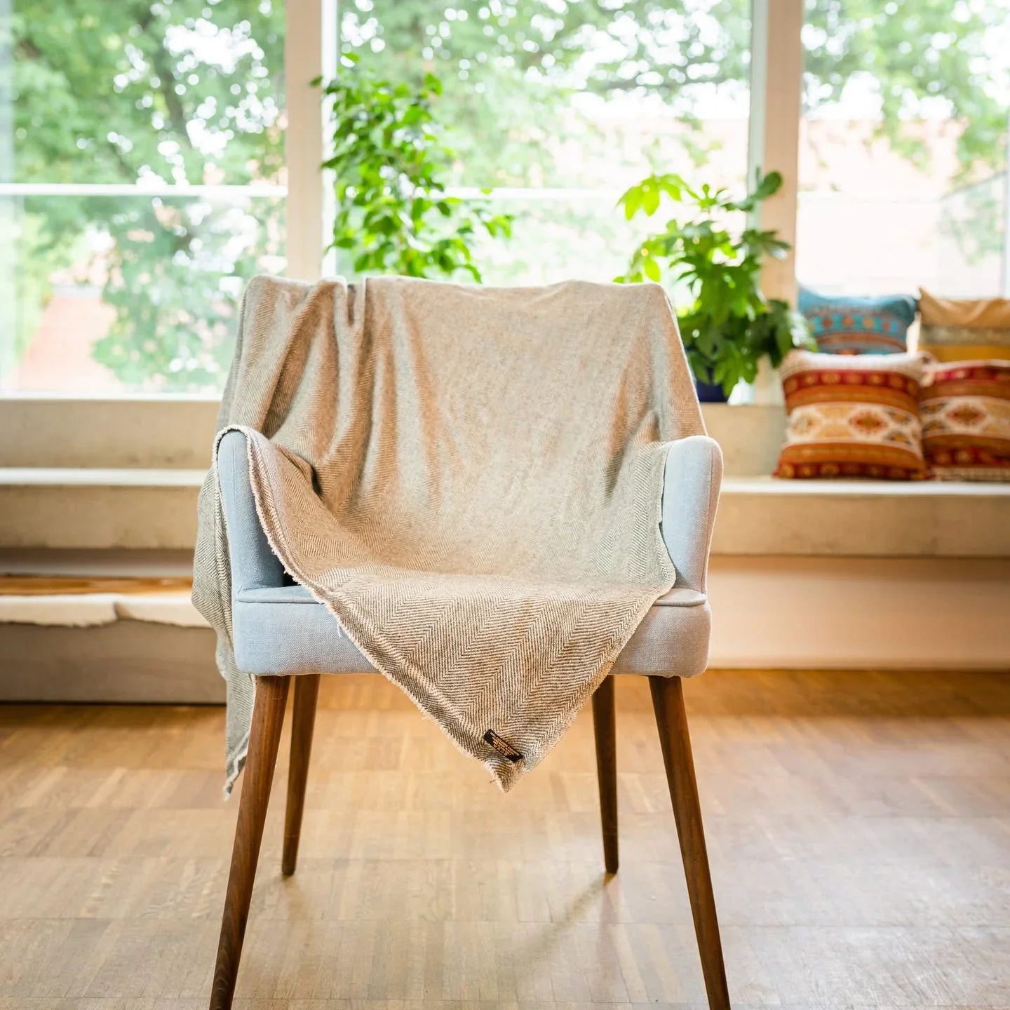 Verdancia-Kaschmirdecke mit Fischgratmuster - grau - 135 x 270cm-Decke-Black-Deal-Outlet-by-ARCHIVIST