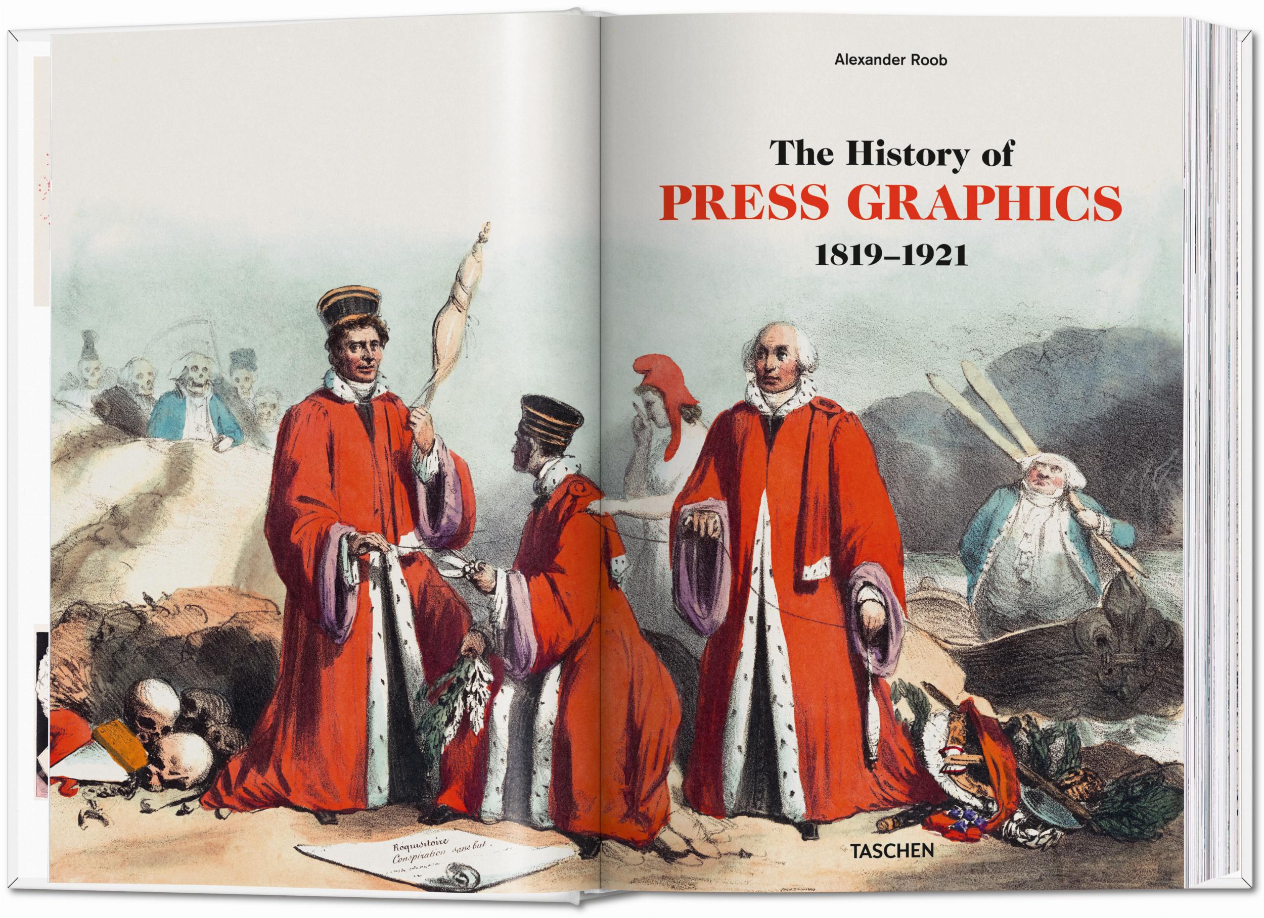 Taschen-History of Press Graphics. 1819–1921 (German, French, English)-Graphic Design-Black-Deal-Outlet-by-ARCHIVIST