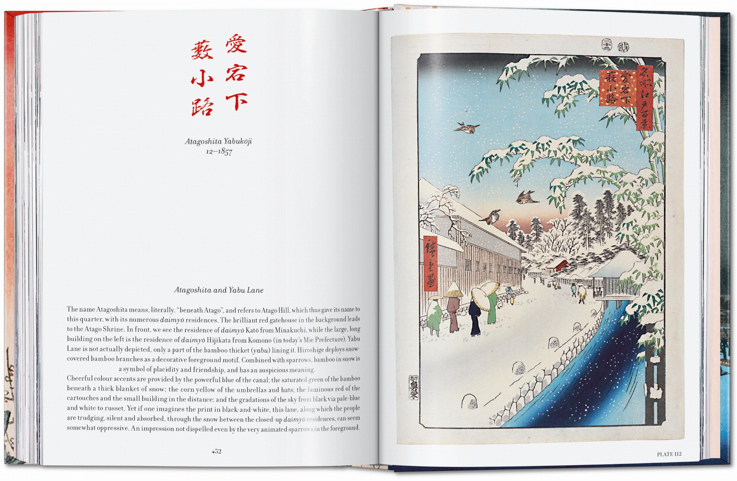 Taschen-Hiroshige. One Hundred Famous Views of Edo. 45th Ed. (German, French, English)-Art-Black-Deal-Outlet-by-ARCHIVIST