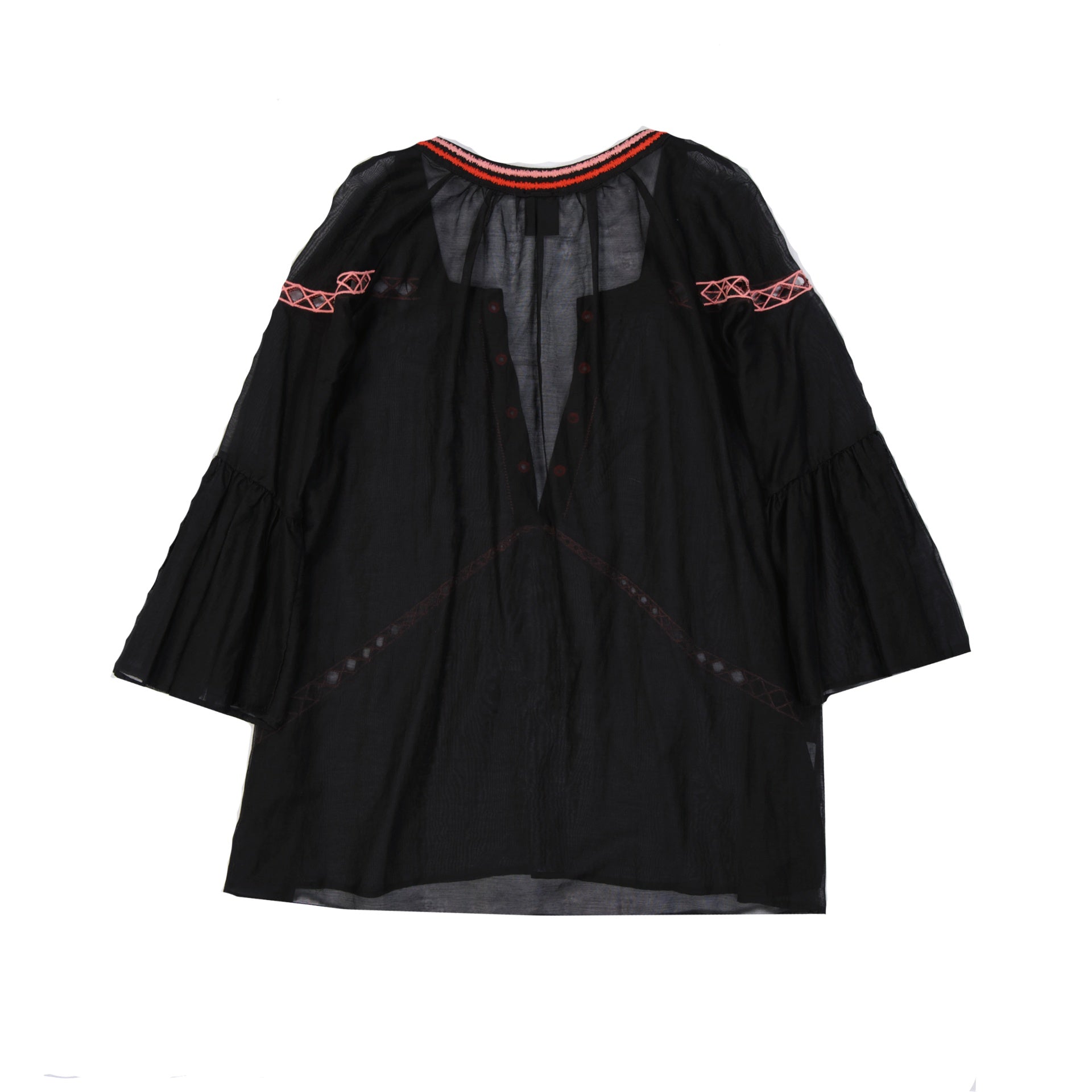 Pinko-Pinko Cotton And Silk Shirt-WOMEN CLOTHING-Black-Deal-Outlet-by-ARCHIVIST