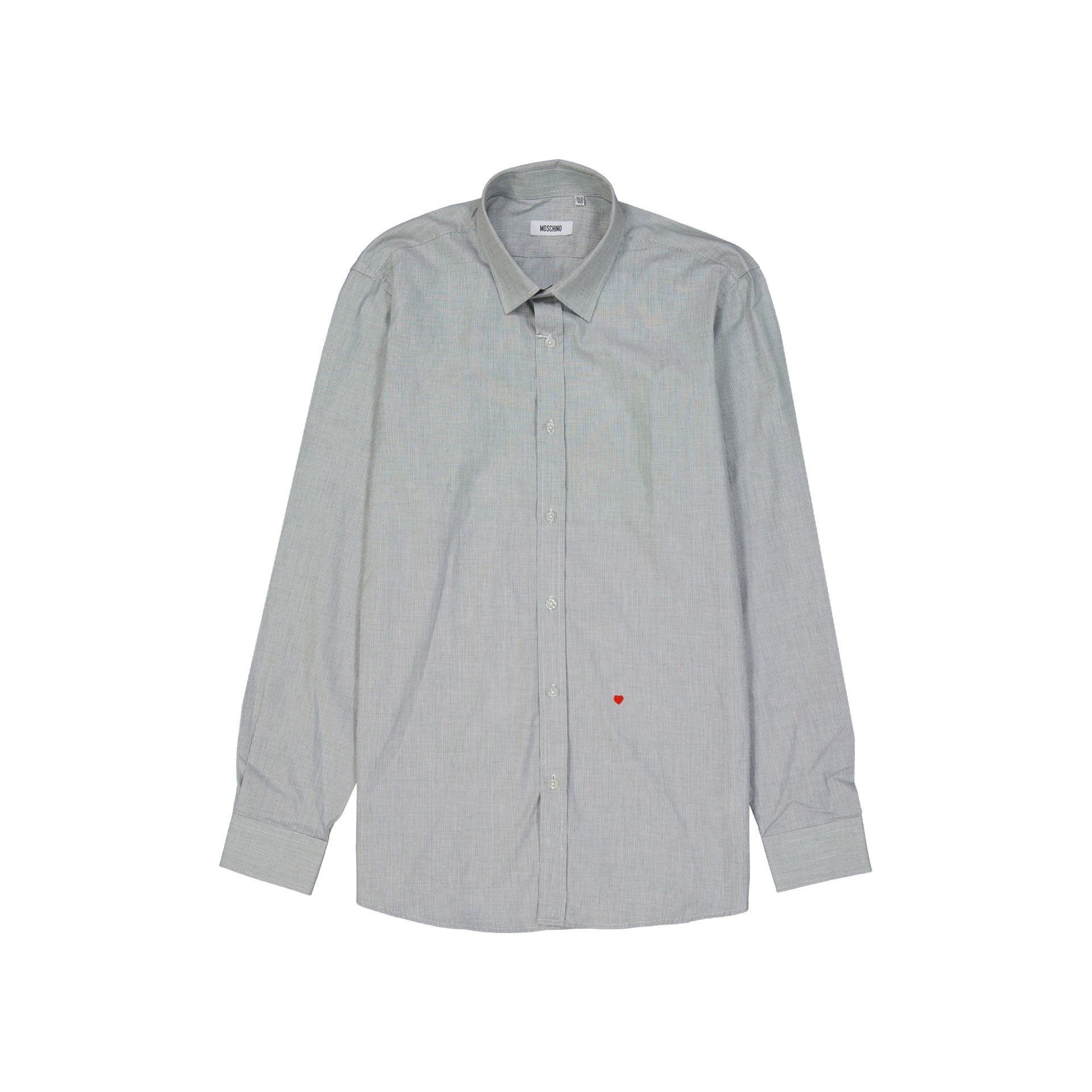 Moschino-Moschino Cotton Shirt-MEN CLOTHING-Black-Deal-Outlet-by-ARCHIVIST