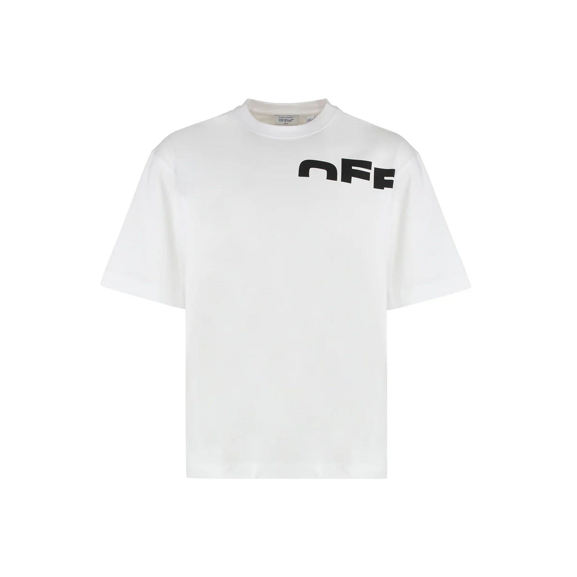 Off White-Off-White Logo T-shirt-MEN CLOTHING-Black-Deal-Outlet-by-ARCHIVIST