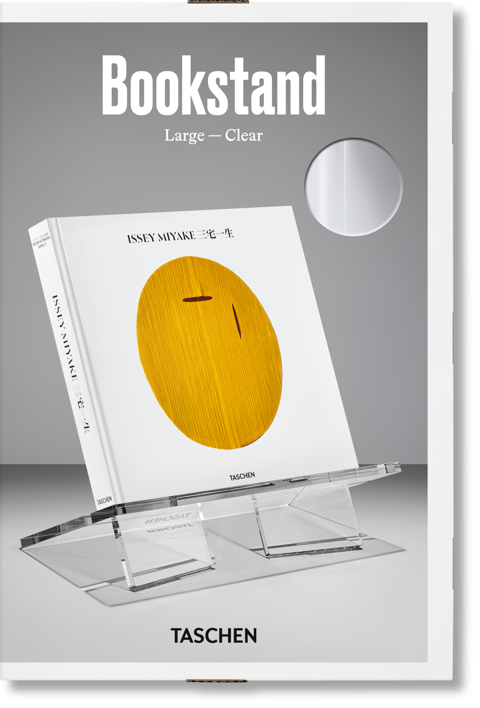 Taschen-Bookstand. Large. Clear-Art-Black-Deal-Outlet-by-ARCHIVIST