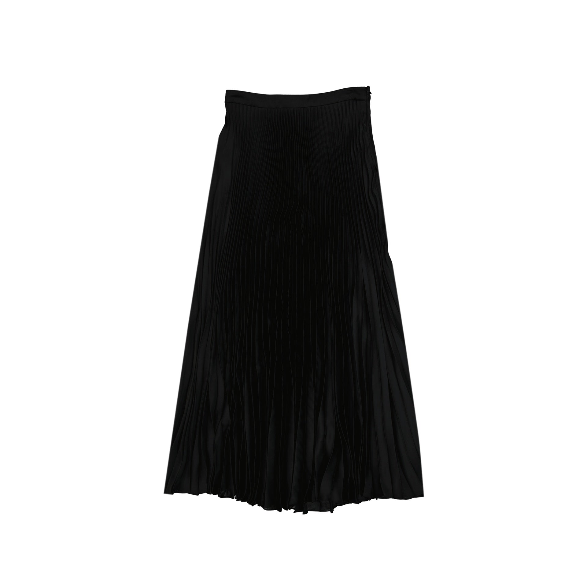 Stella Mccartney-Stella McCartney Draped Midi Skirt-WOMEN CLOTHING-Black-Deal-Outlet-by-ARCHIVIST