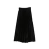Stella Mccartney-Stella McCartney Draped Midi Skirt-WOMEN CLOTHING-Black-Deal-Outlet-by-ARCHIVIST