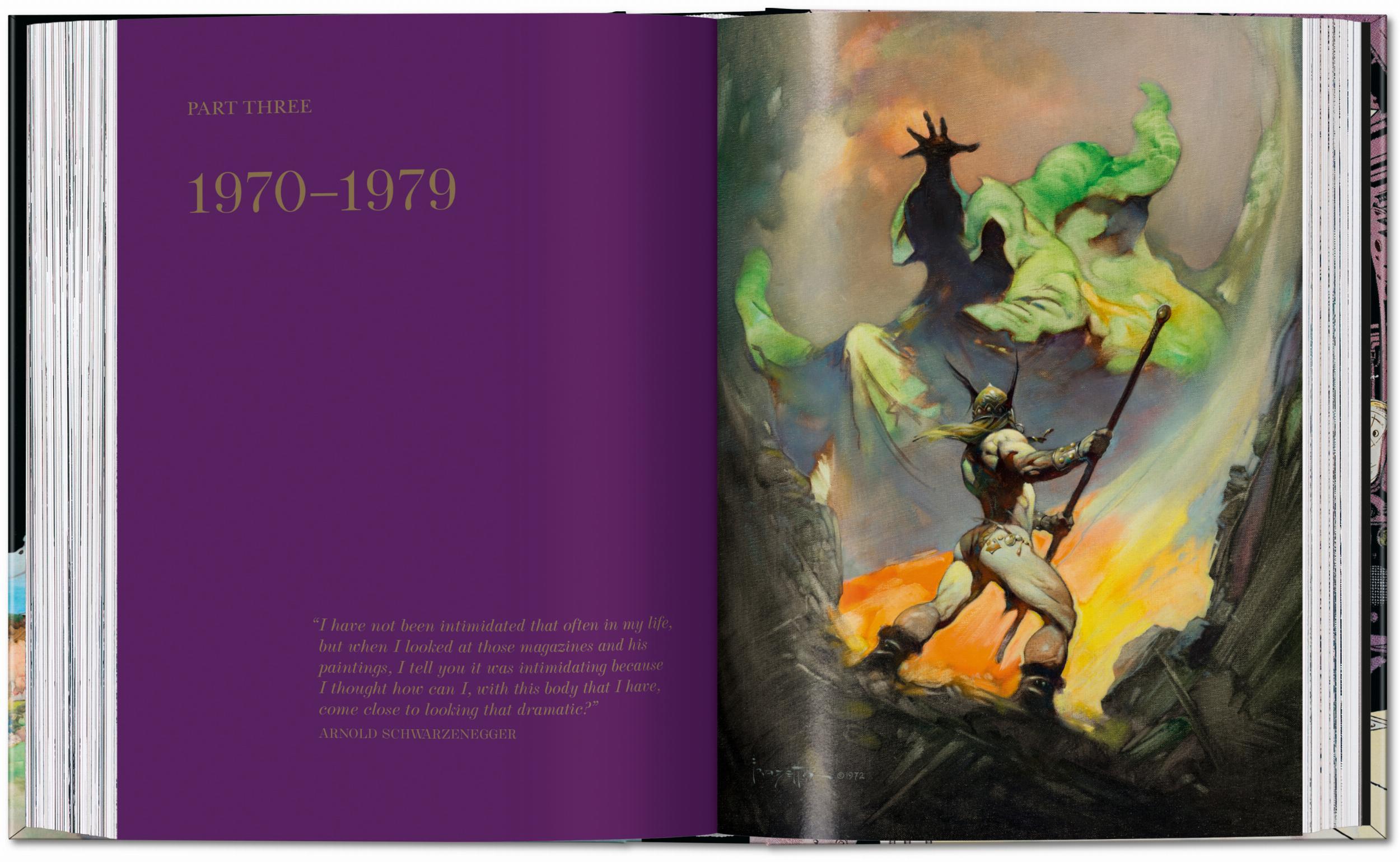 Taschen-The Fantastic Worlds of Frank Frazetta. 45th Ed. (German, French, English)-Art-Black-Deal-Outlet-by-ARCHIVIST