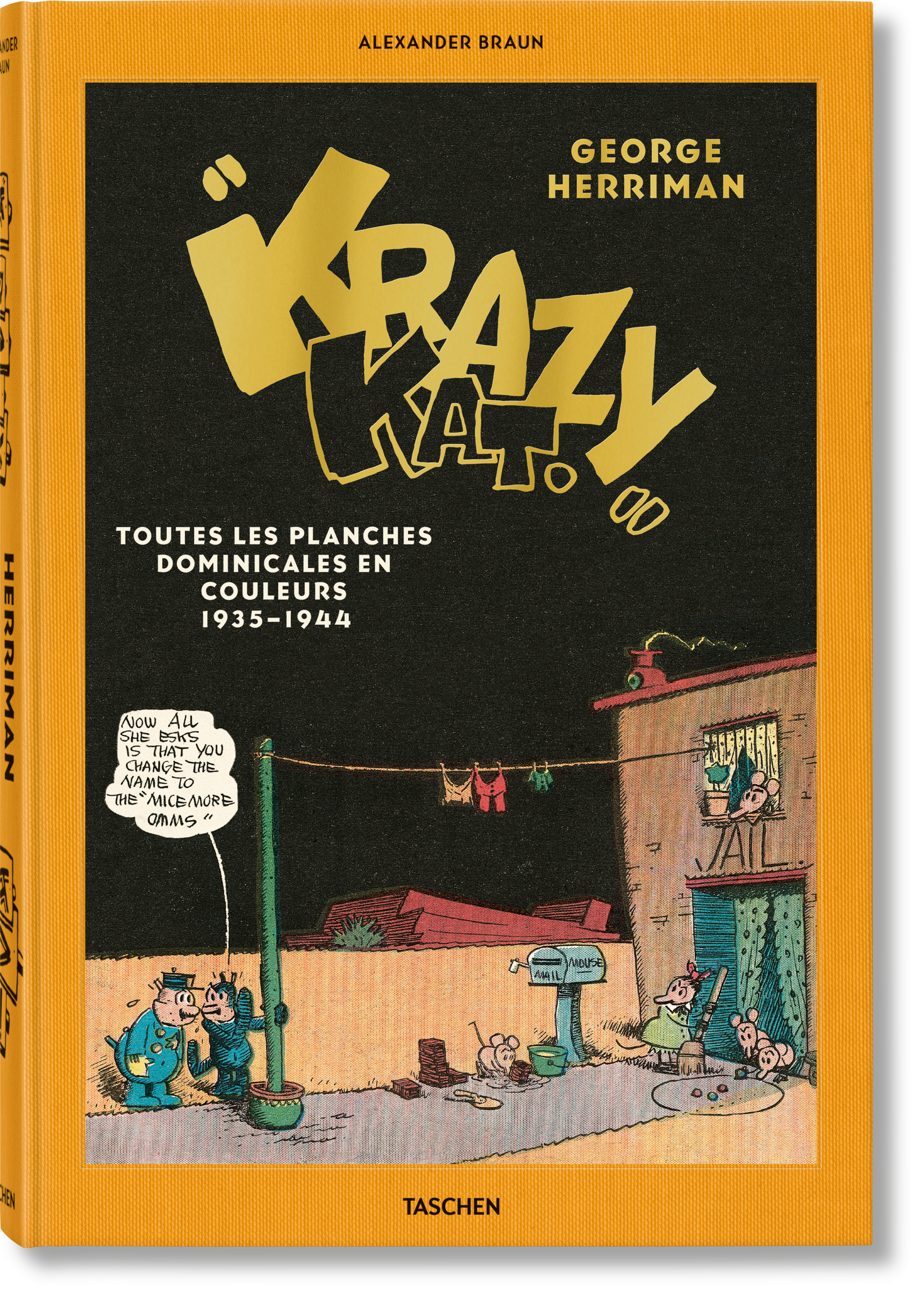 Taschen-George Herriman “Krazy Kat”. Toutes les planches dominicales en couleurs 1935–1944 (French)-Comics-Black-Deal-Outlet-by-ARCHIVIST