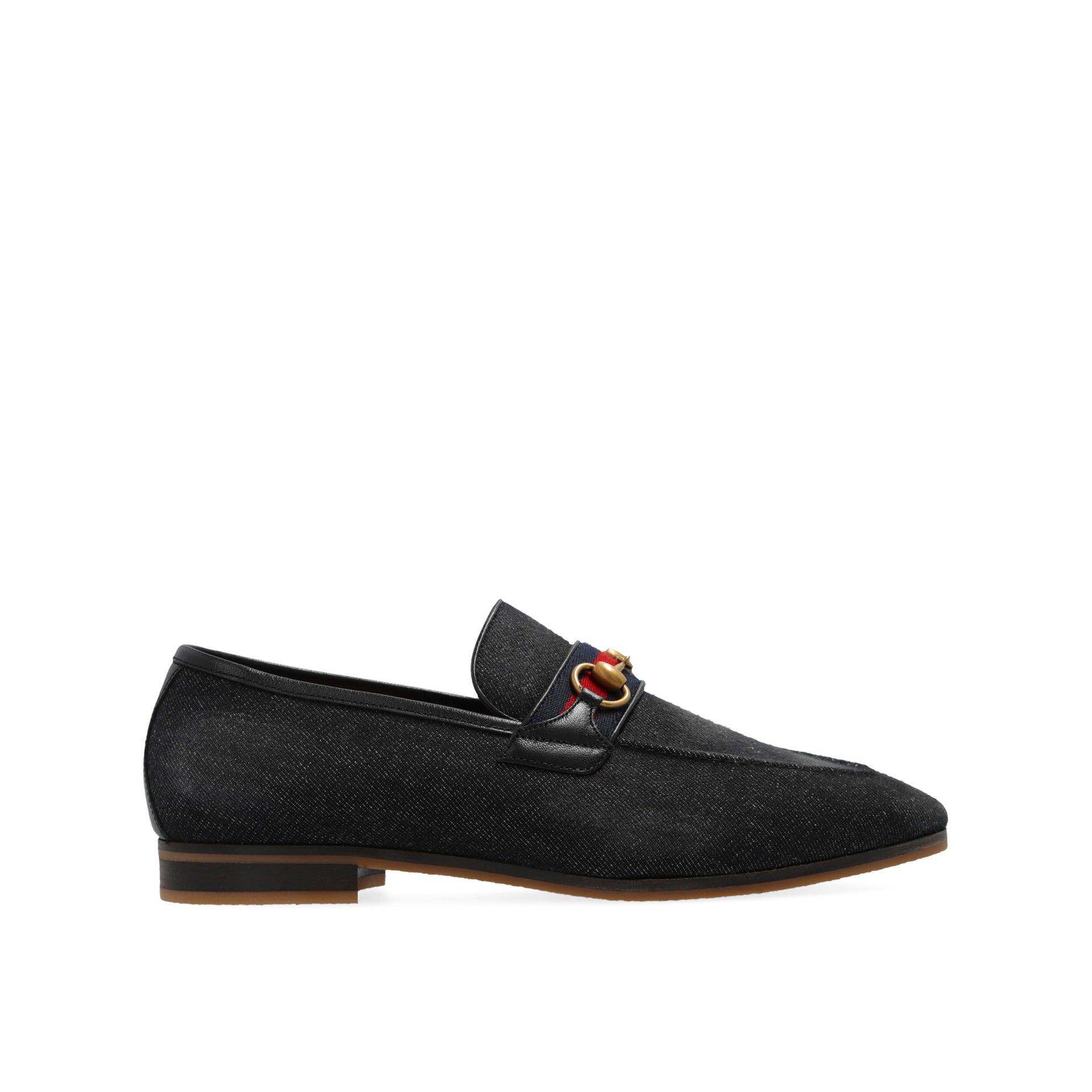 Gucci-Gucci Denim Loafers-MEN SHOES-Black-Deal-Outlet-by-ARCHIVIST