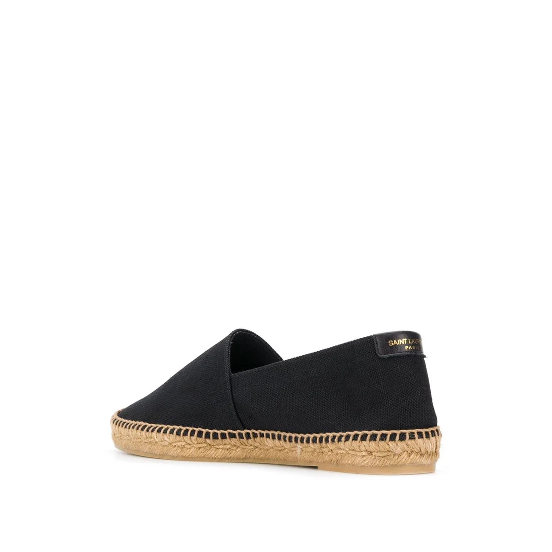 Saint Laurent Canvas Logo Espadrilles