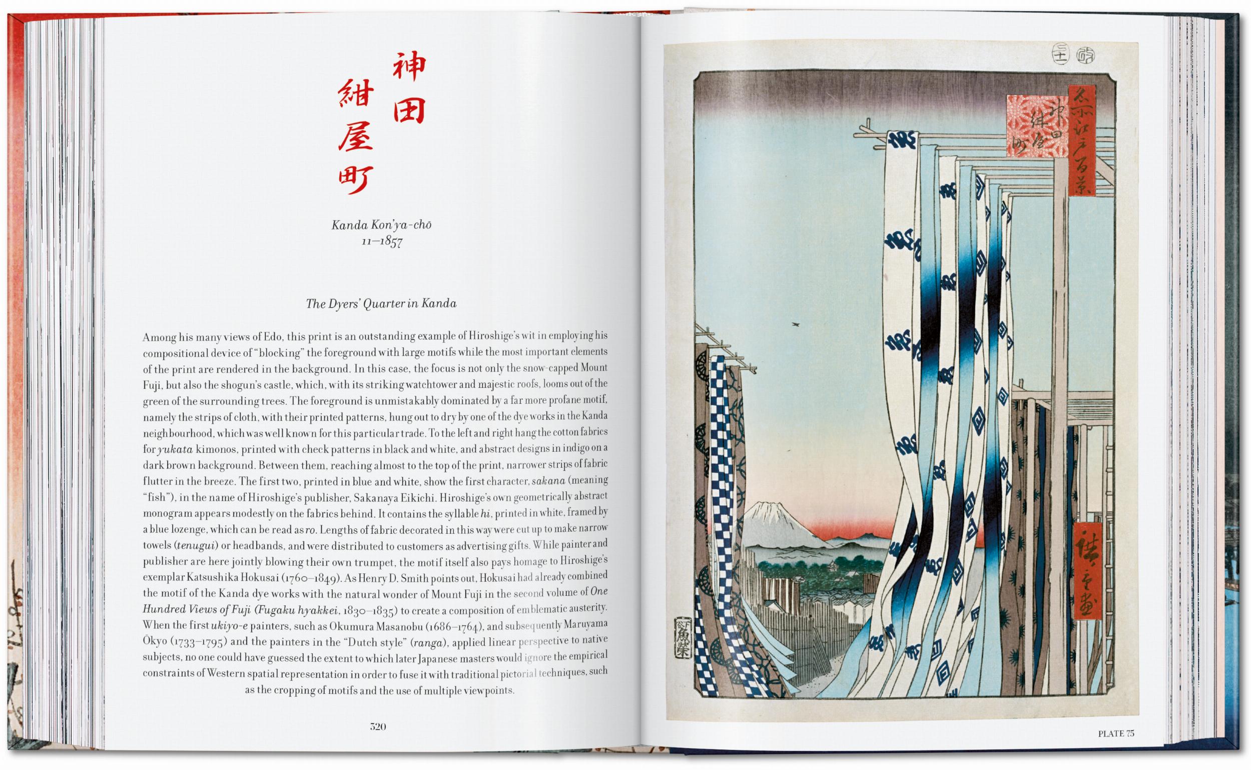 Taschen-Hiroshige. One Hundred Famous Views of Edo. 45th Ed. (German, French, English)-Art-Black-Deal-Outlet-by-ARCHIVIST