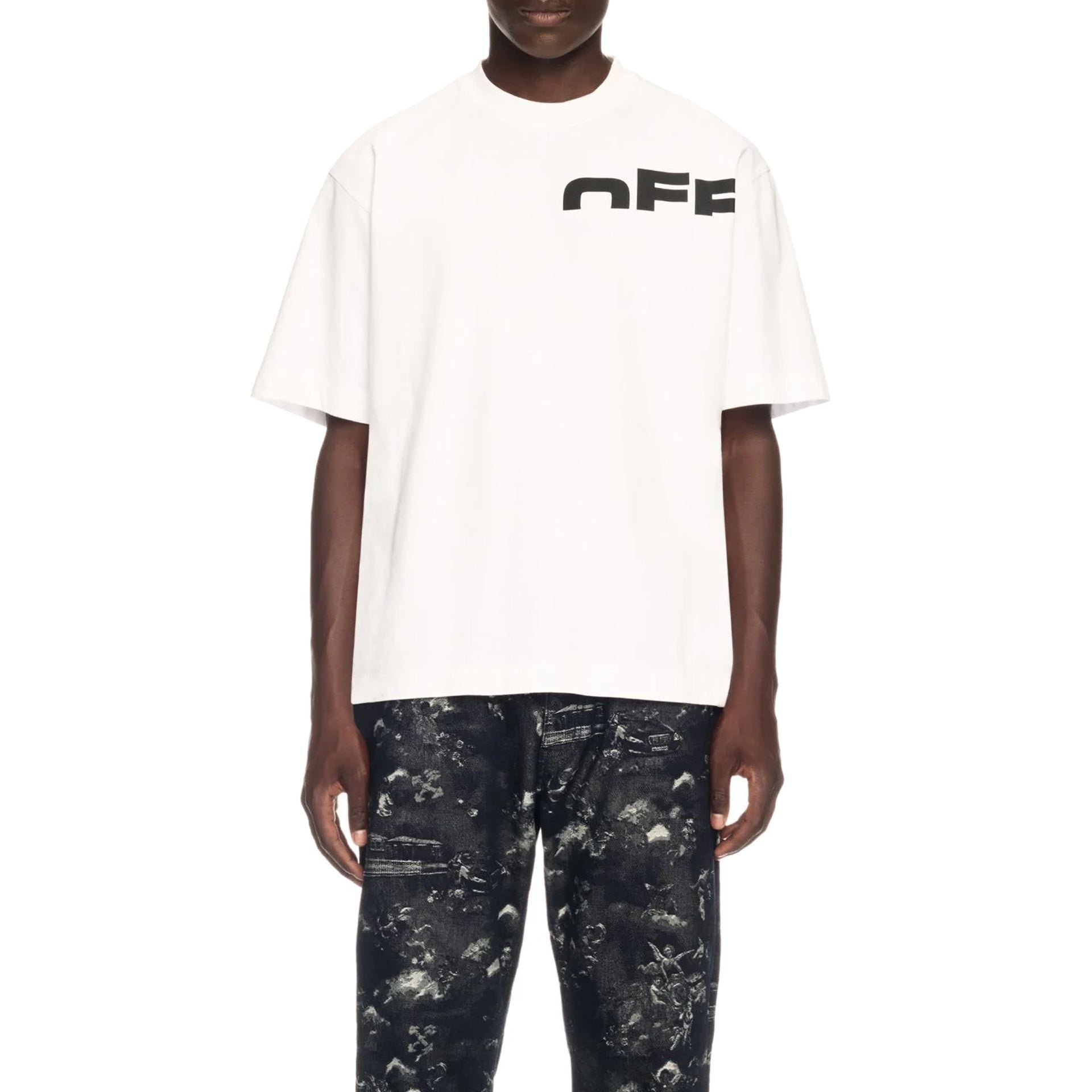 Off White-Off-White Logo T-shirt-MEN CLOTHING-Black-Deal-Outlet-by-ARCHIVIST