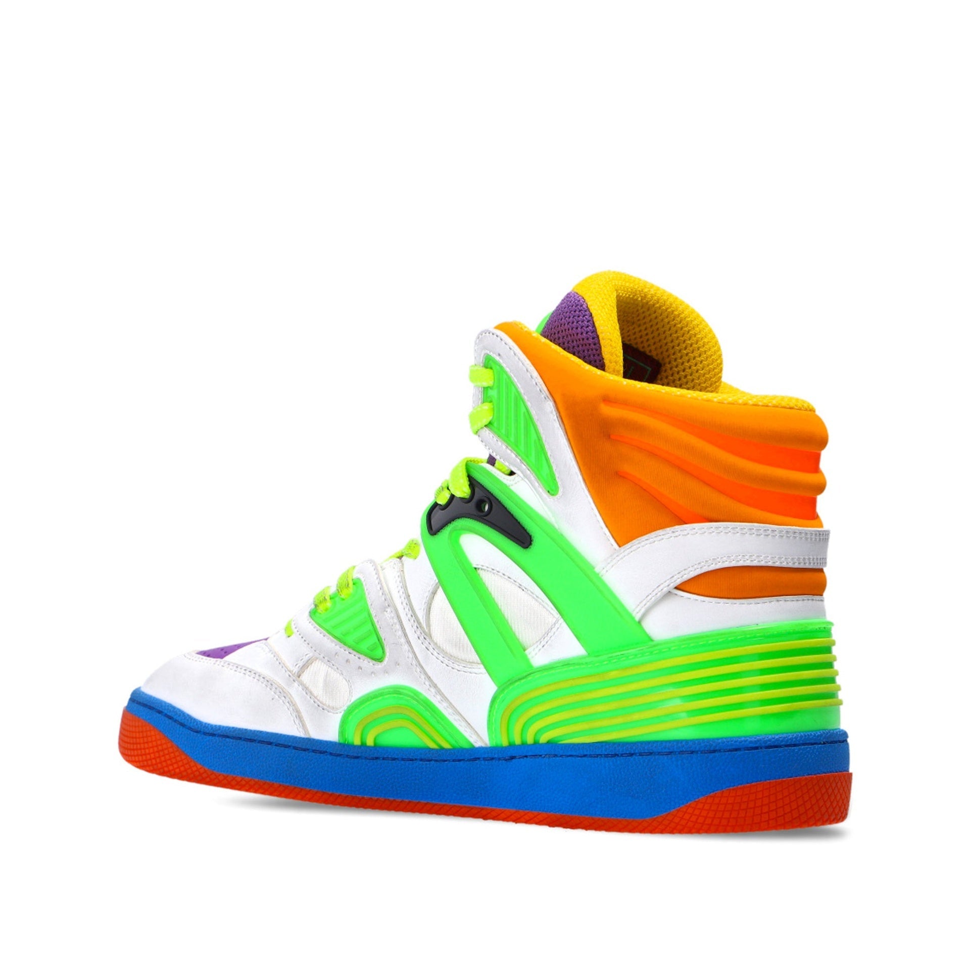 Gucci-Gucci Leather Basket Sneakers-WOMEN SHOES-Black-Deal-Outlet-by-ARCHIVIST