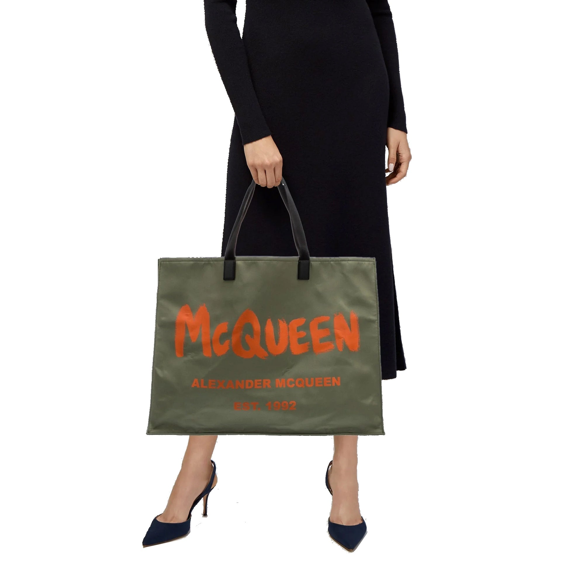 Alexander McQueen Logo Tote Bag-WOMEN BAGS-ALEXANDER MCQUEEN-ARCHIVIST