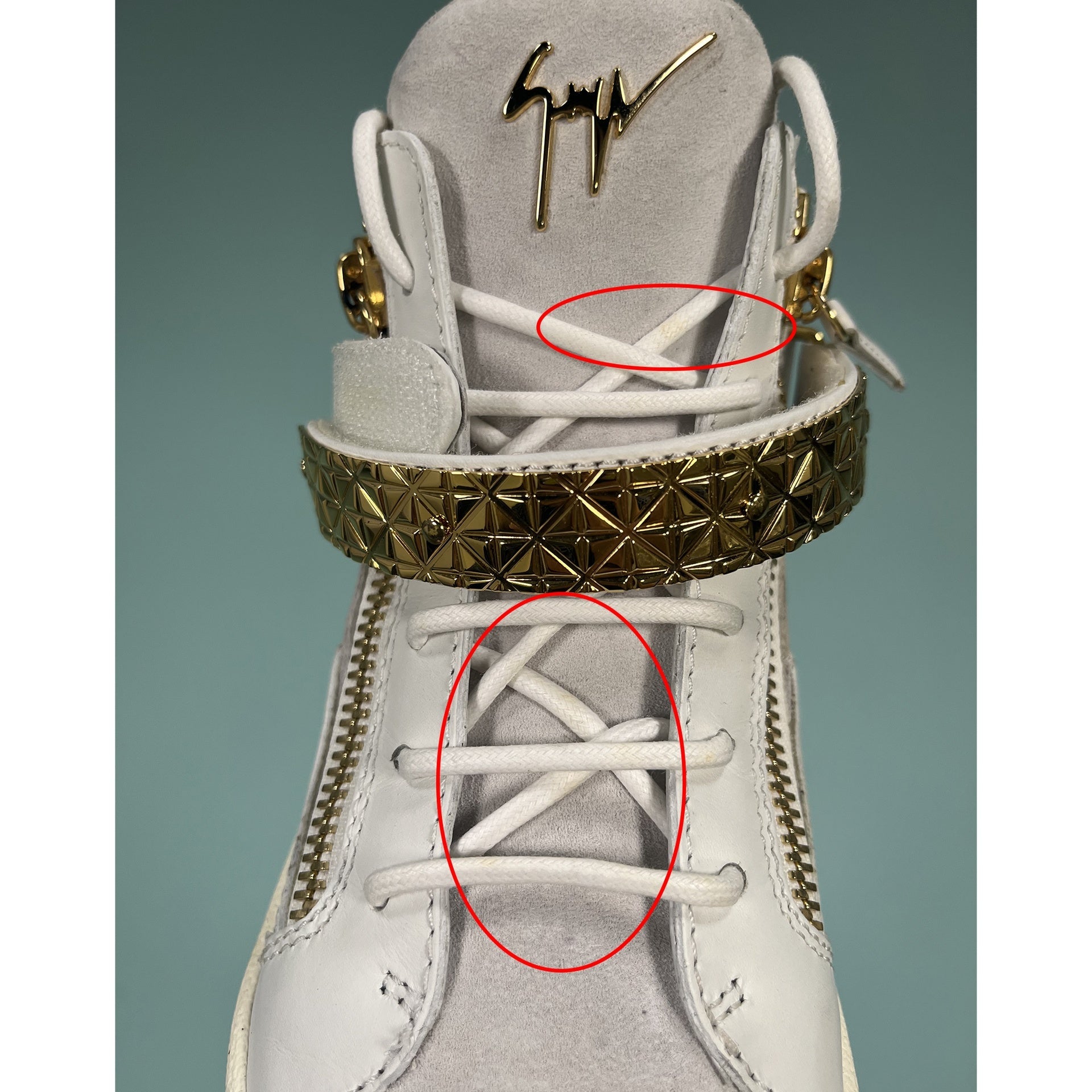 Giuseppe Zanotti High-Top Leather Sneakers