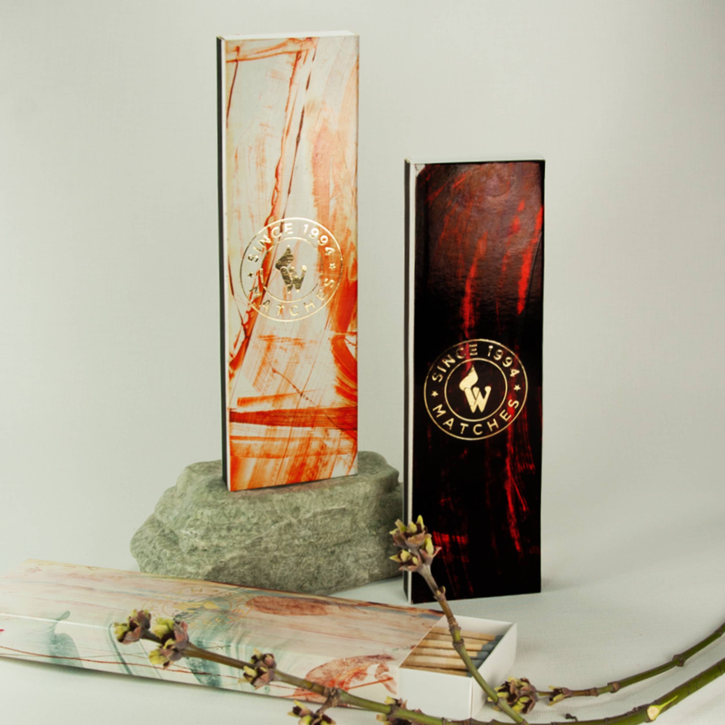 Verdancia-"ART" Premium Streichhölzer – Handbemalte Design-Streichhölzer, Unikat & nachhaltig-Streichhölzer-Black-Deal-Outlet-by-ARCHIVIST