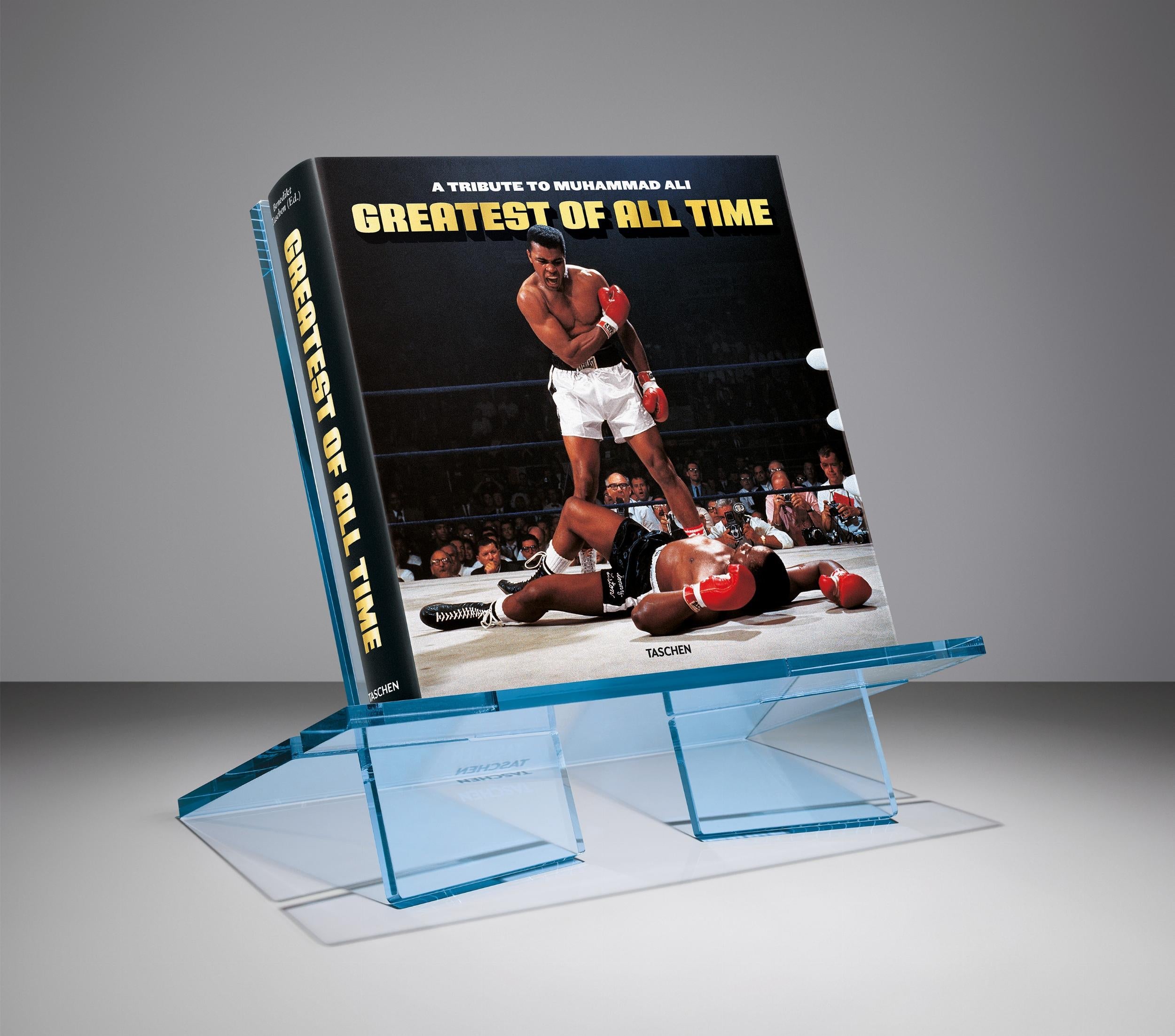 Taschen-Bookstand. Extra-Large. Aqua Blue-Art-Black-Deal-Outlet-by-ARCHIVIST