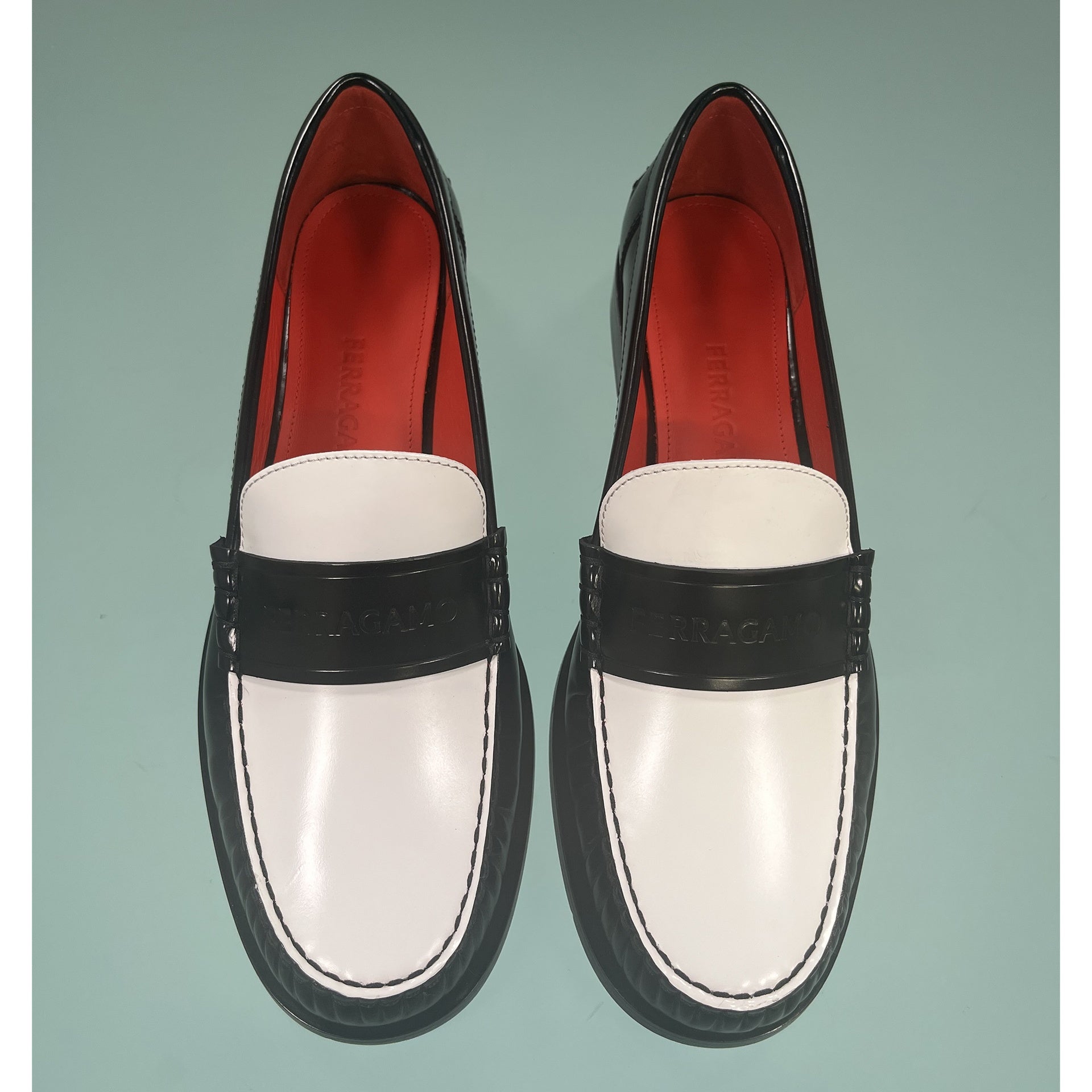 Salvatore Ferragamo Irina Leather Loafers