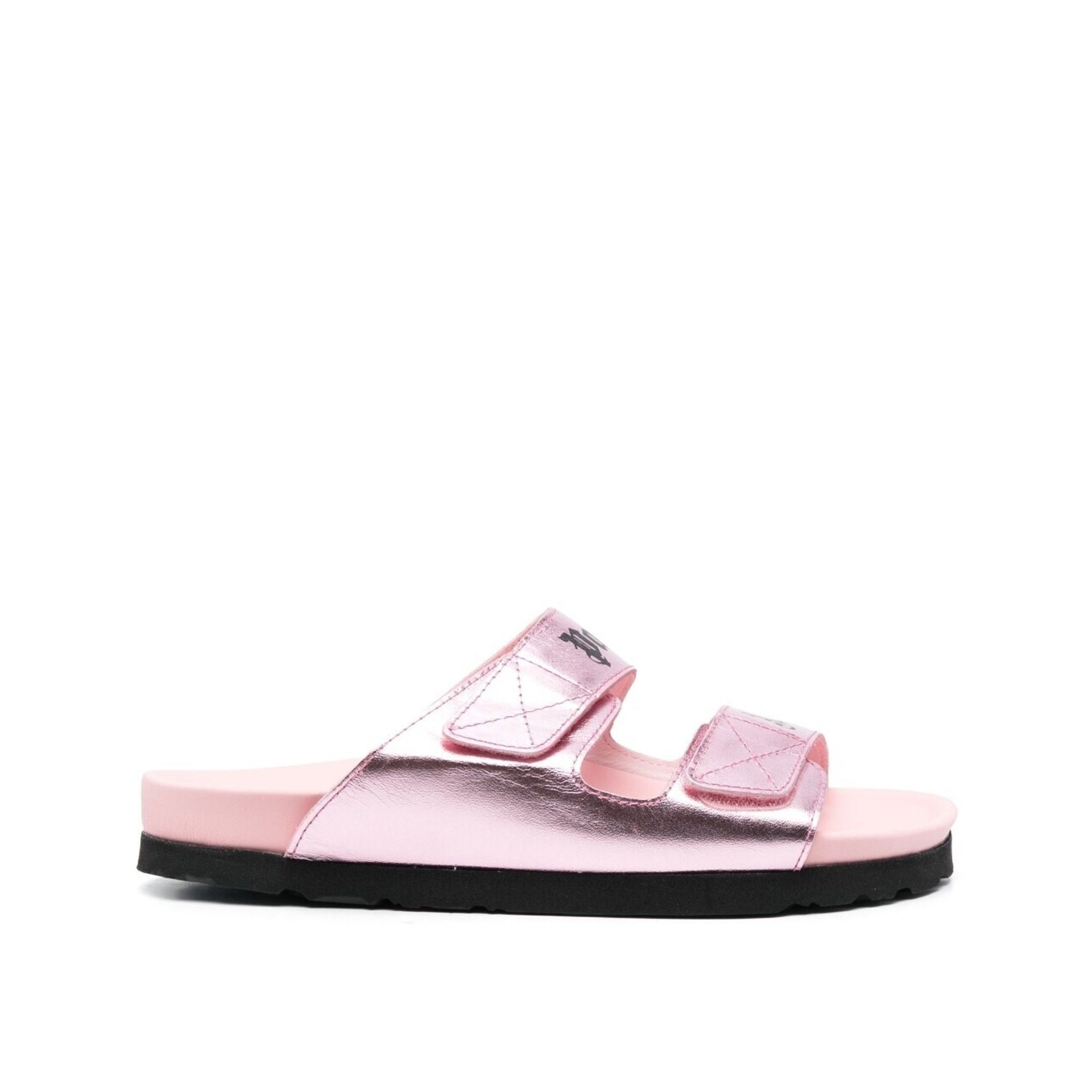 Palm Angels Leather Logo Sandals