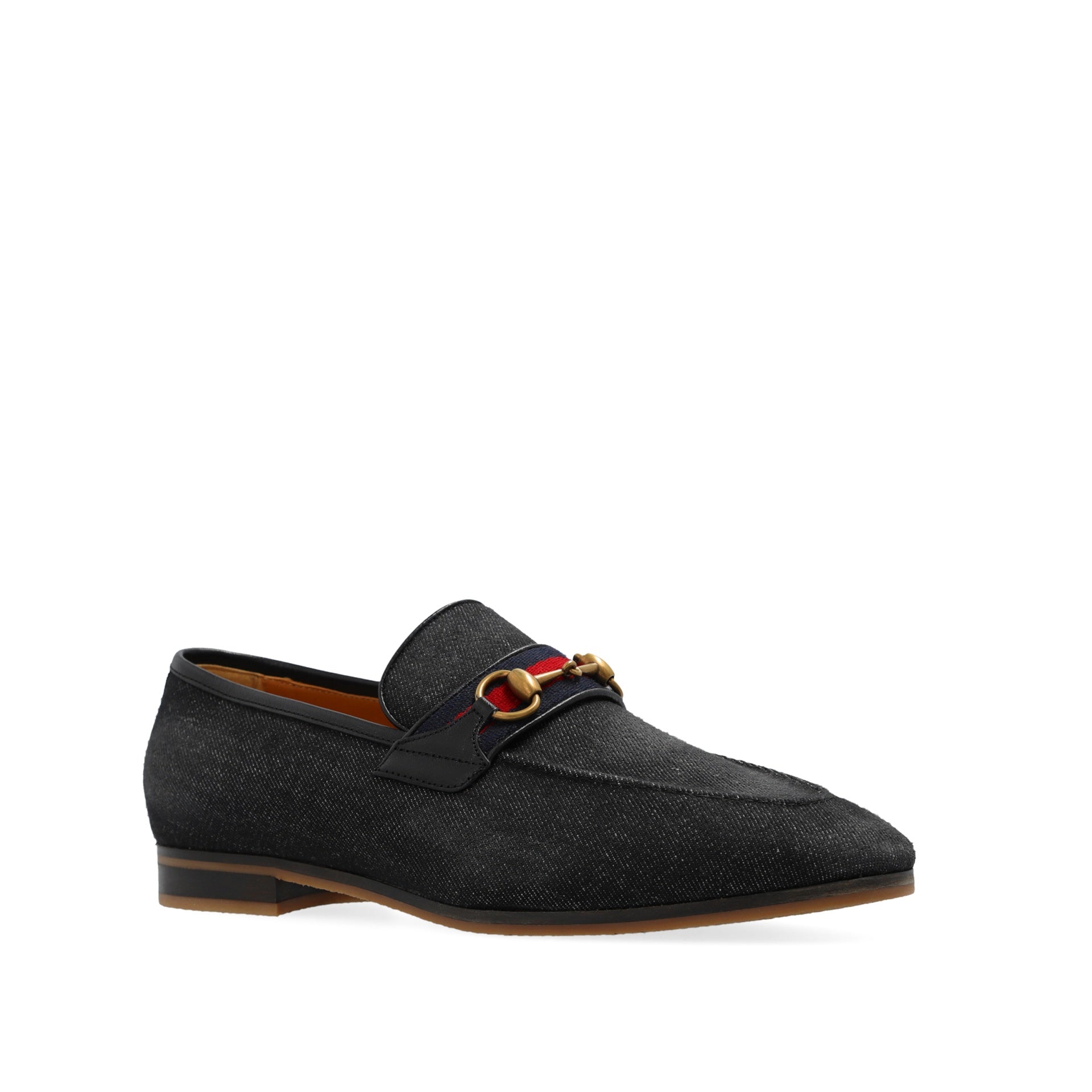 Gucci-Gucci Denim Loafers-MEN SHOES-Black-Deal-Outlet-by-ARCHIVIST