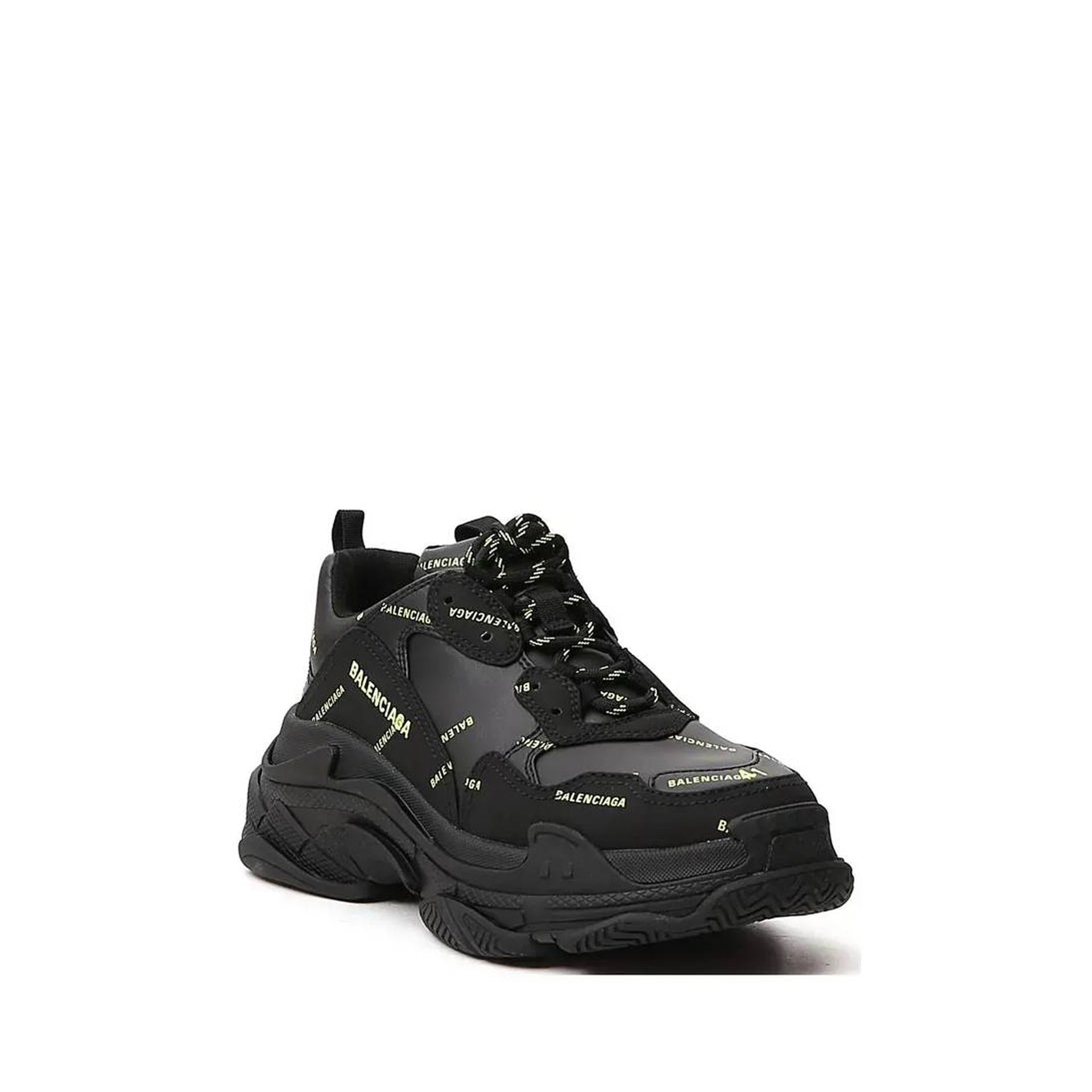Balenciaga-Balenciaga Triple S Sneakers-MEN SHOES-Black-Deal-Outlet-by-ARCHIVIST