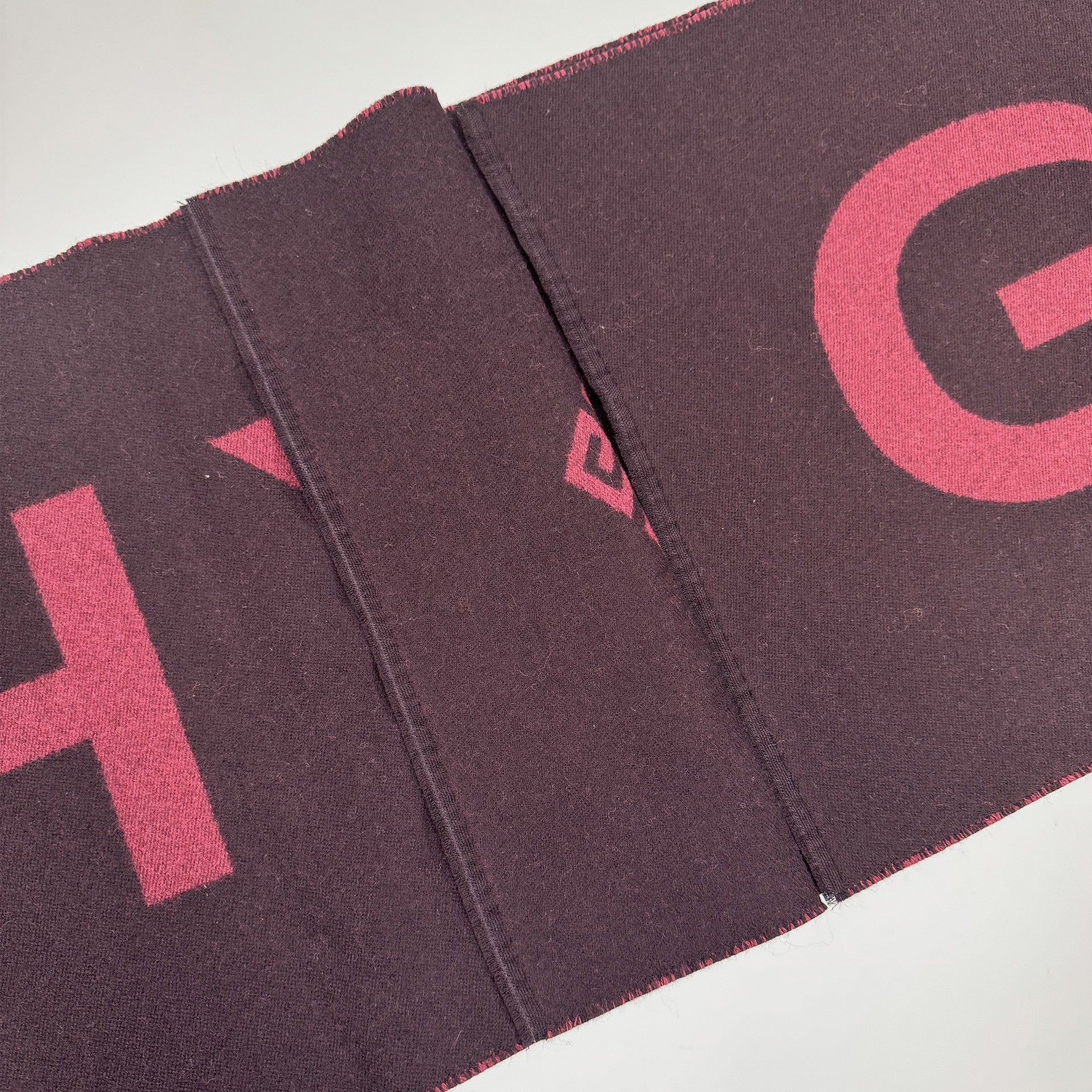 Givenchy-Givenchy Wool Logo Scarf-MEN ACCESSORIES-Black-Deal-Outlet-by-ARCHIVIST