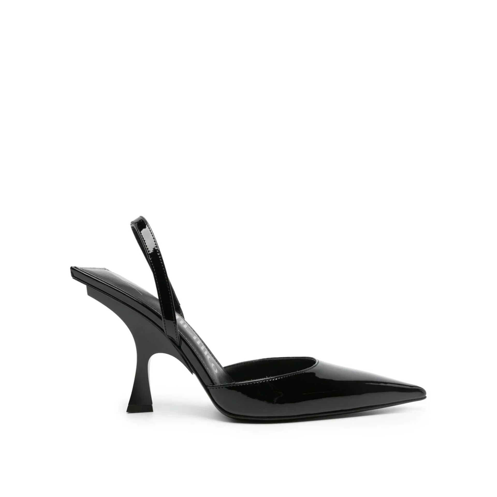 The Attico-The Attico Ester Leather Slingback Pumps-WOMEN SHOES-Black-Deal-Outlet-by-ARCHIVIST