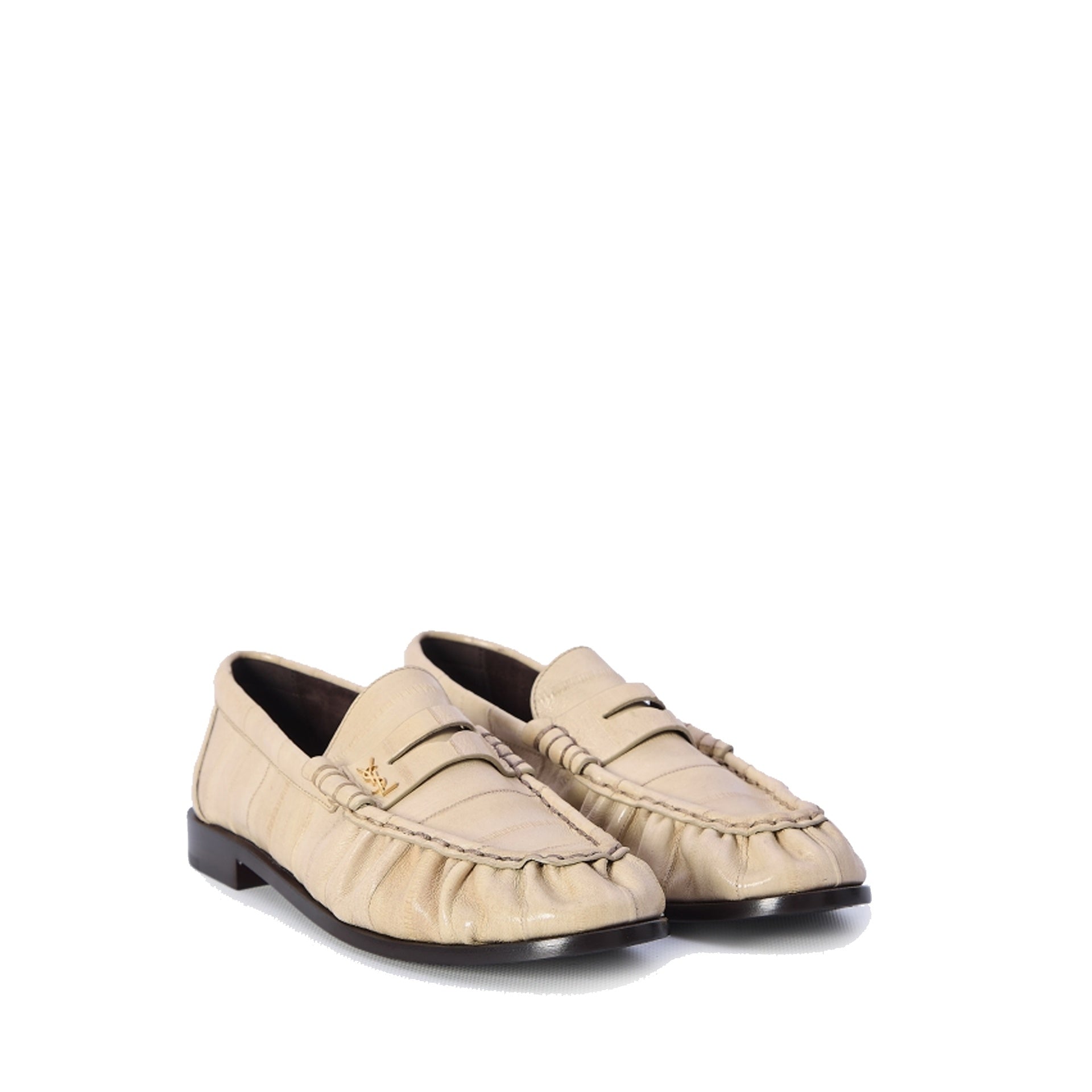 Saint Laurent Eel Leather Loafers