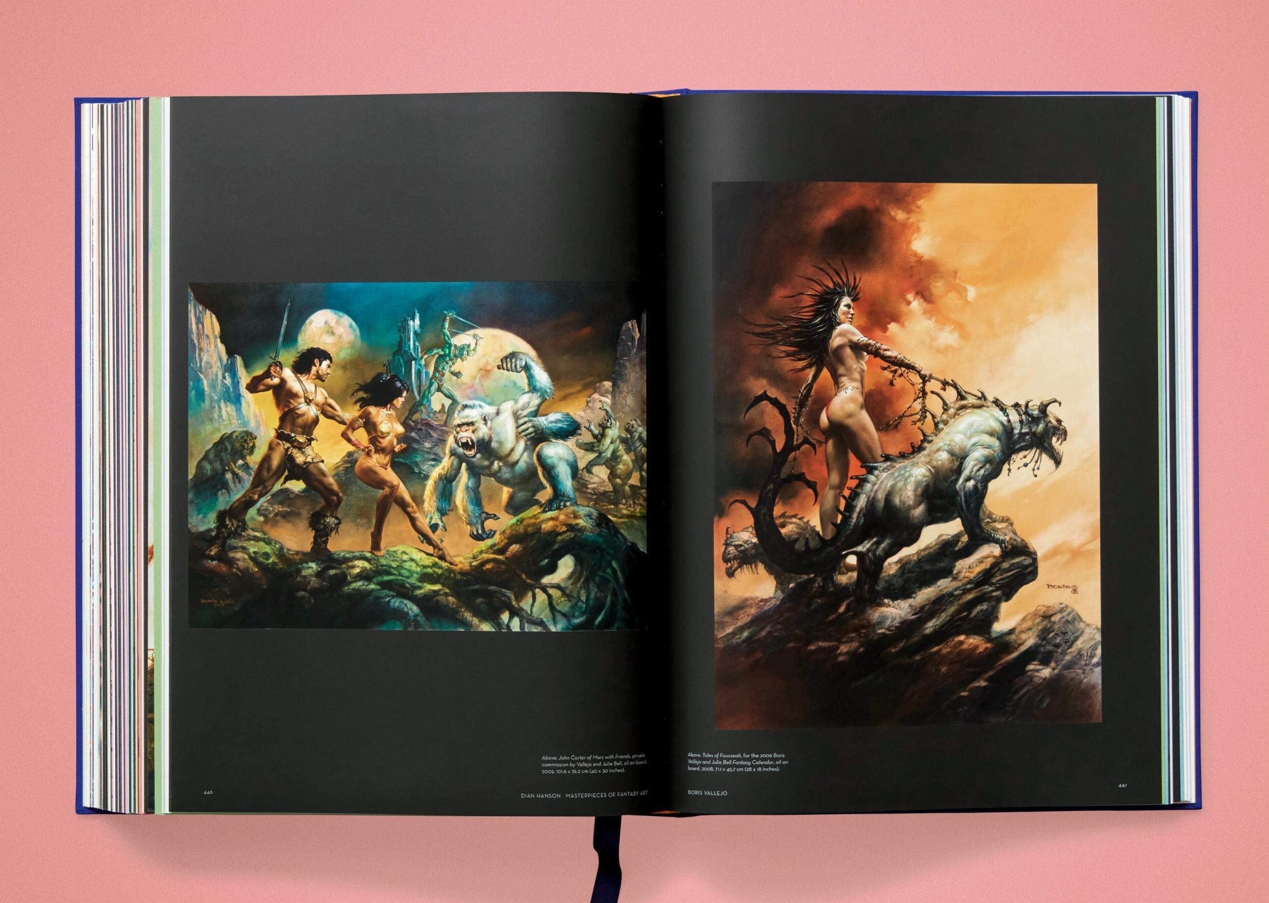 Taschen-Masterpieces of Fantasy Art (German, French, English)-Art-Black-Deal-Outlet-by-ARCHIVIST