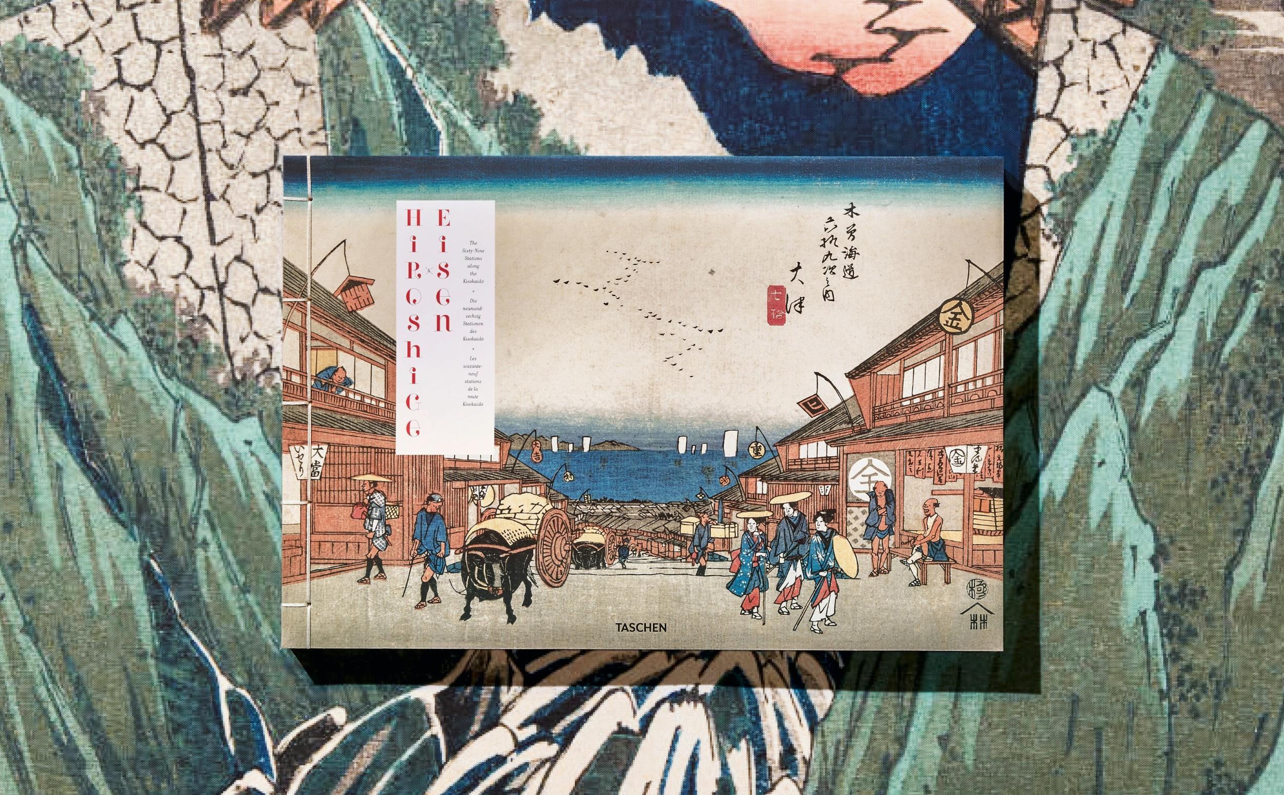 Taschen-Hiroshige & Eisen. The Sixty-Nine Stations along the Kisokaido (German, French, English)-Art-Black-Deal-Outlet-by-ARCHIVIST