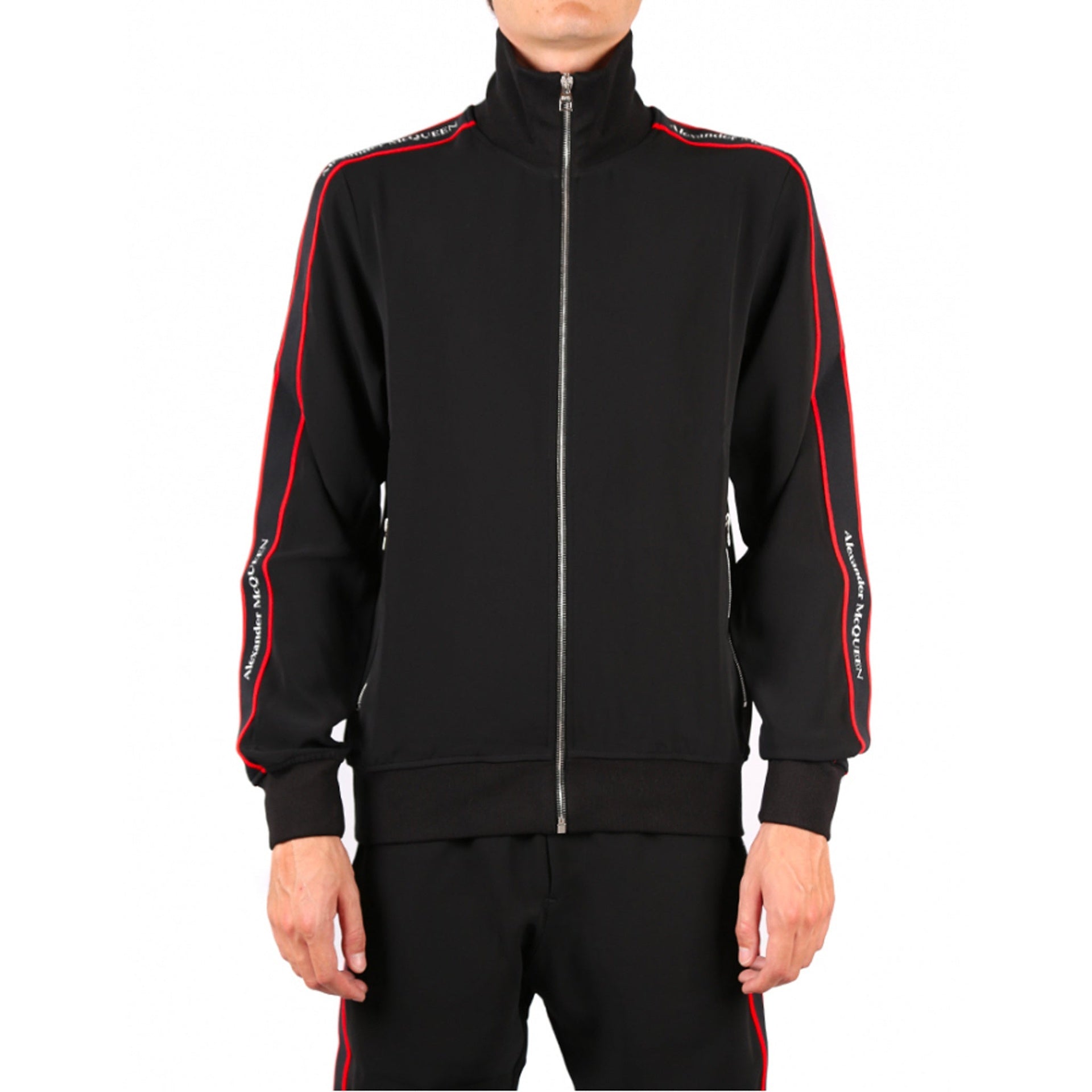 Alexander Mcqueen Logo Zipped Sweatshirt-MEN CLOTHING-ALEXANDER MCQUEEN-ARCHIVIST