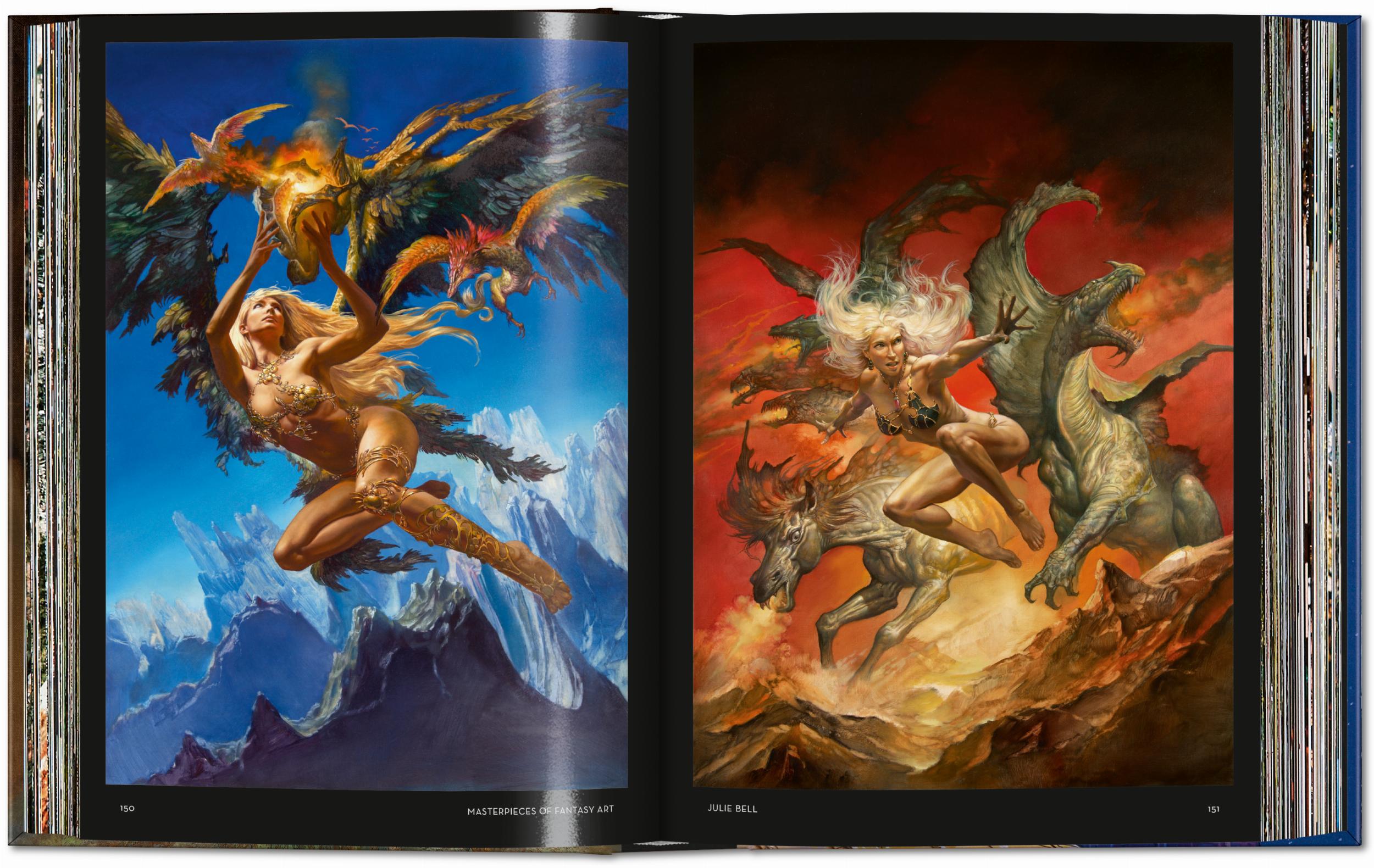 Taschen-Masterpieces of Fantasy Art. 45th Ed. (German, French, English)-Art-Black-Deal-Outlet-by-ARCHIVIST