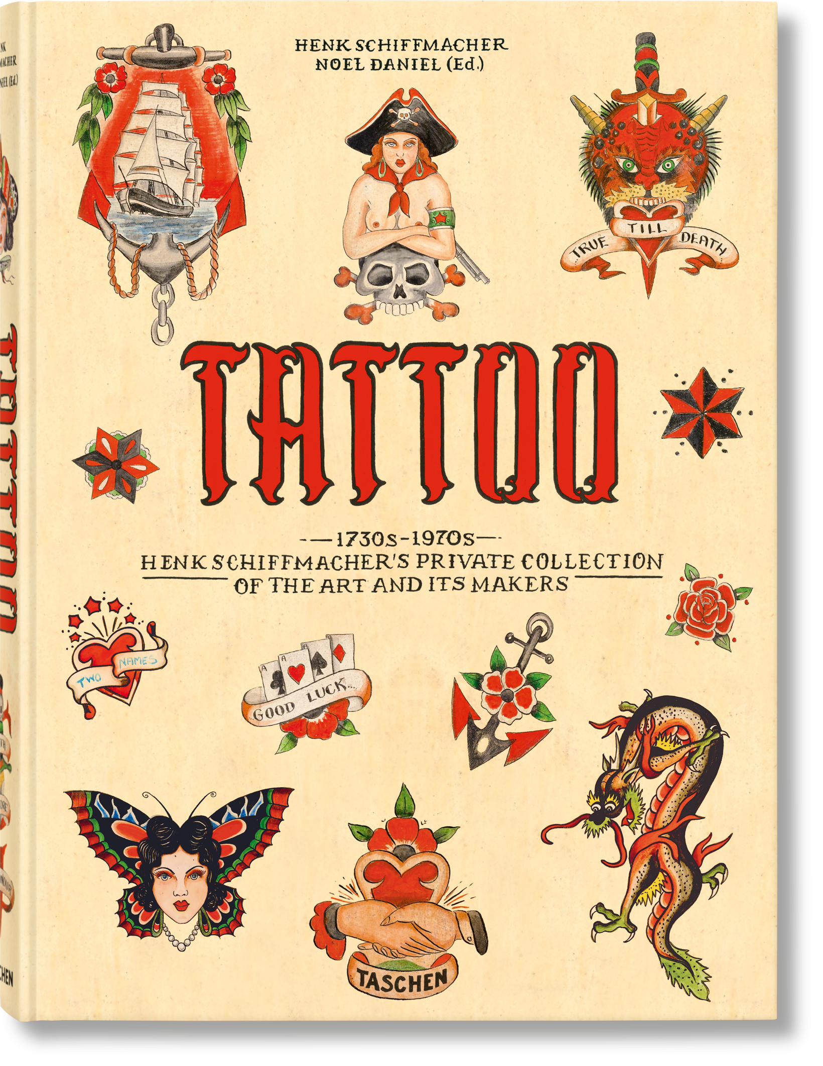 Taschen-TATTOO. 1730s-1970s. Henk Schiffmacher’s Private Collection (German, French, English)-Pop Culture-Black-Deal-Outlet-by-ARCHIVIST