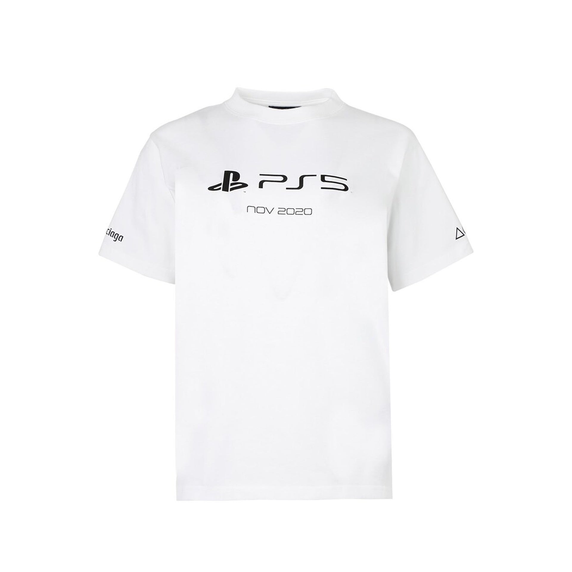 Balenciaga-Balenciaga X PlayStation PS5 T-shirt-WOMEN CLOTHING-Black-Deal-Outlet-by-ARCHIVIST