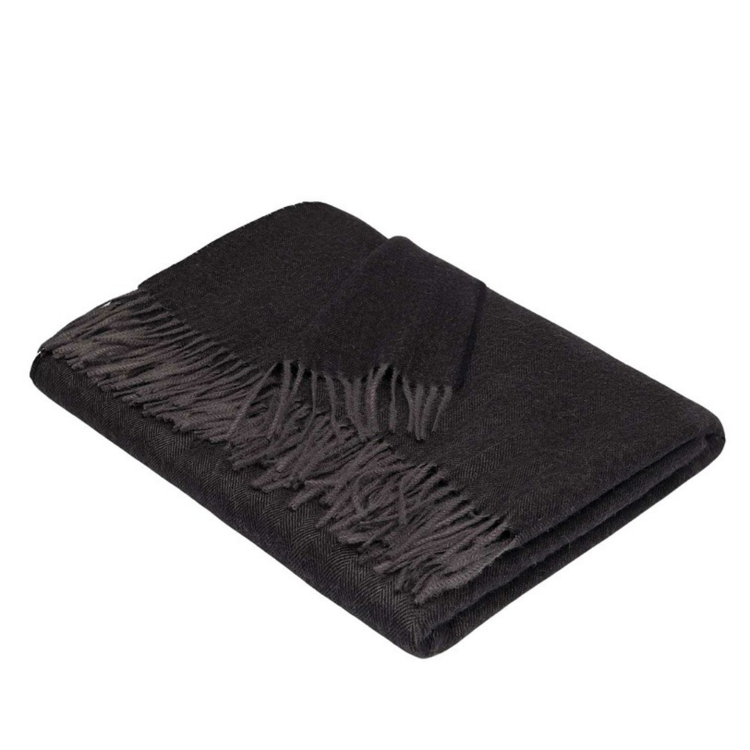 Verdancia-Apu Kuntur - Alpaka Decke - Fischgrat - 100% Baby-Alpaka-Decke-Black-Deal-Outlet-by-ARCHIVIST